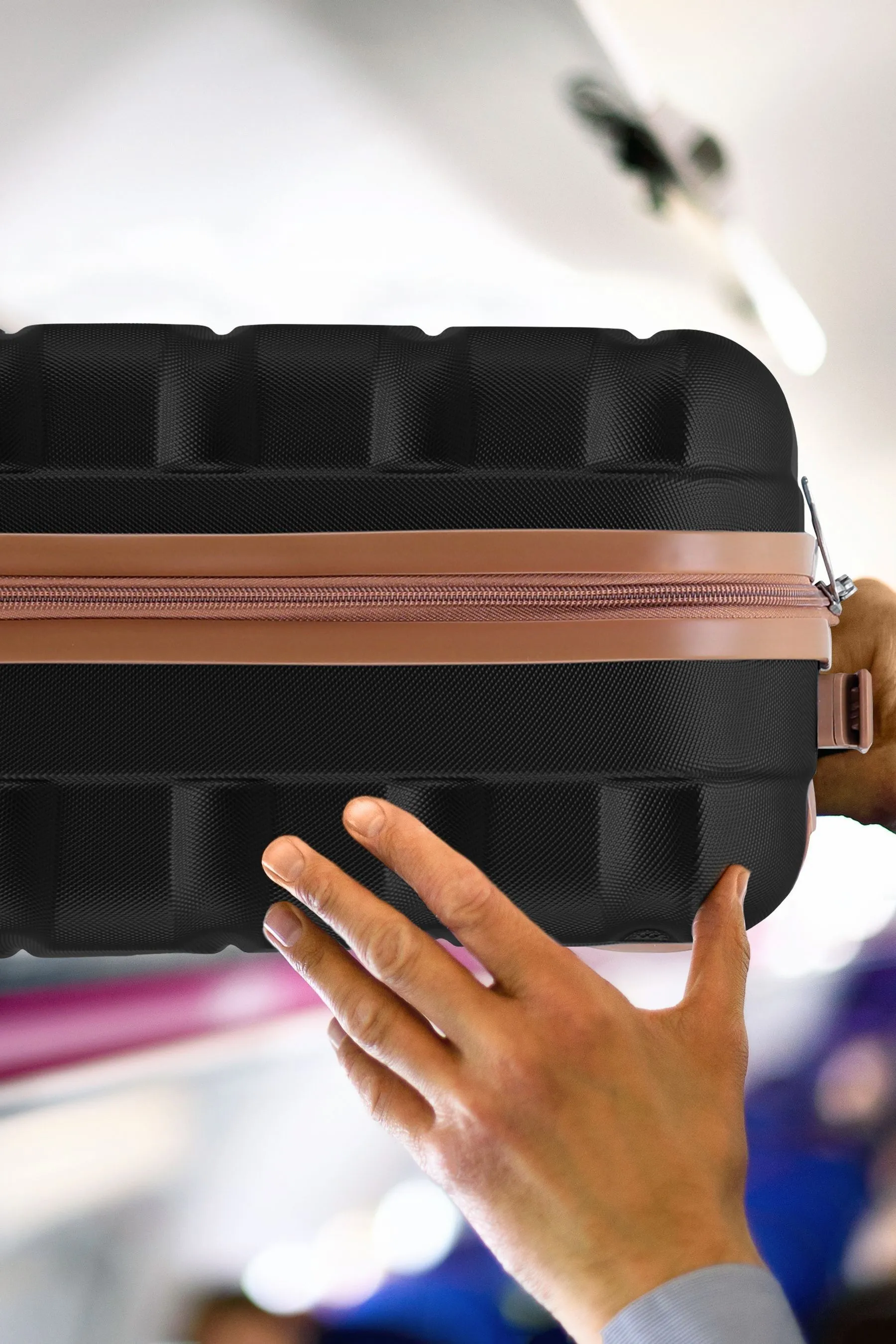 Flight Knight - Easyjet - Nero - Bagaglio rigido a mano IN ABS