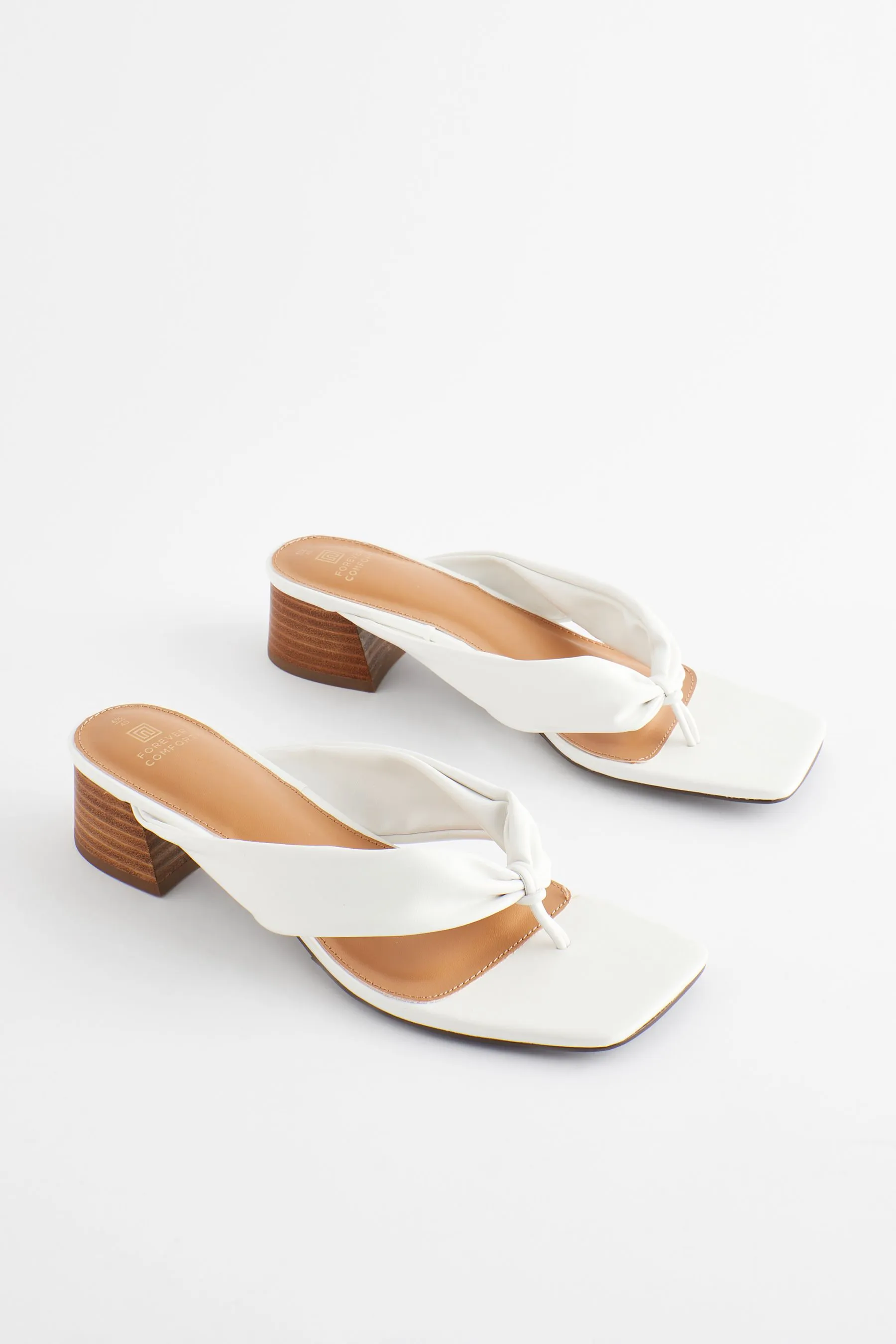 Forever Comfort® - Sabot infradito con tacco largo