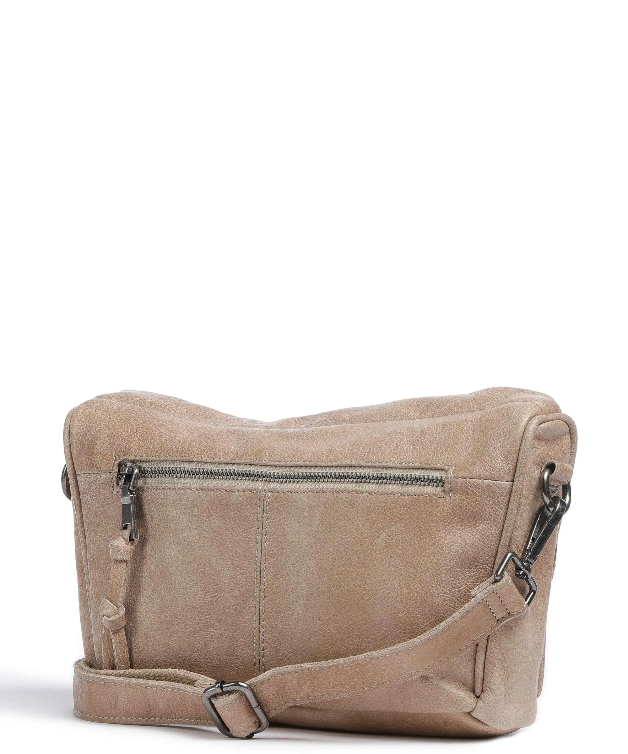  FredsBruder Izzle Borsa a tracolla pelle granulata taupe  