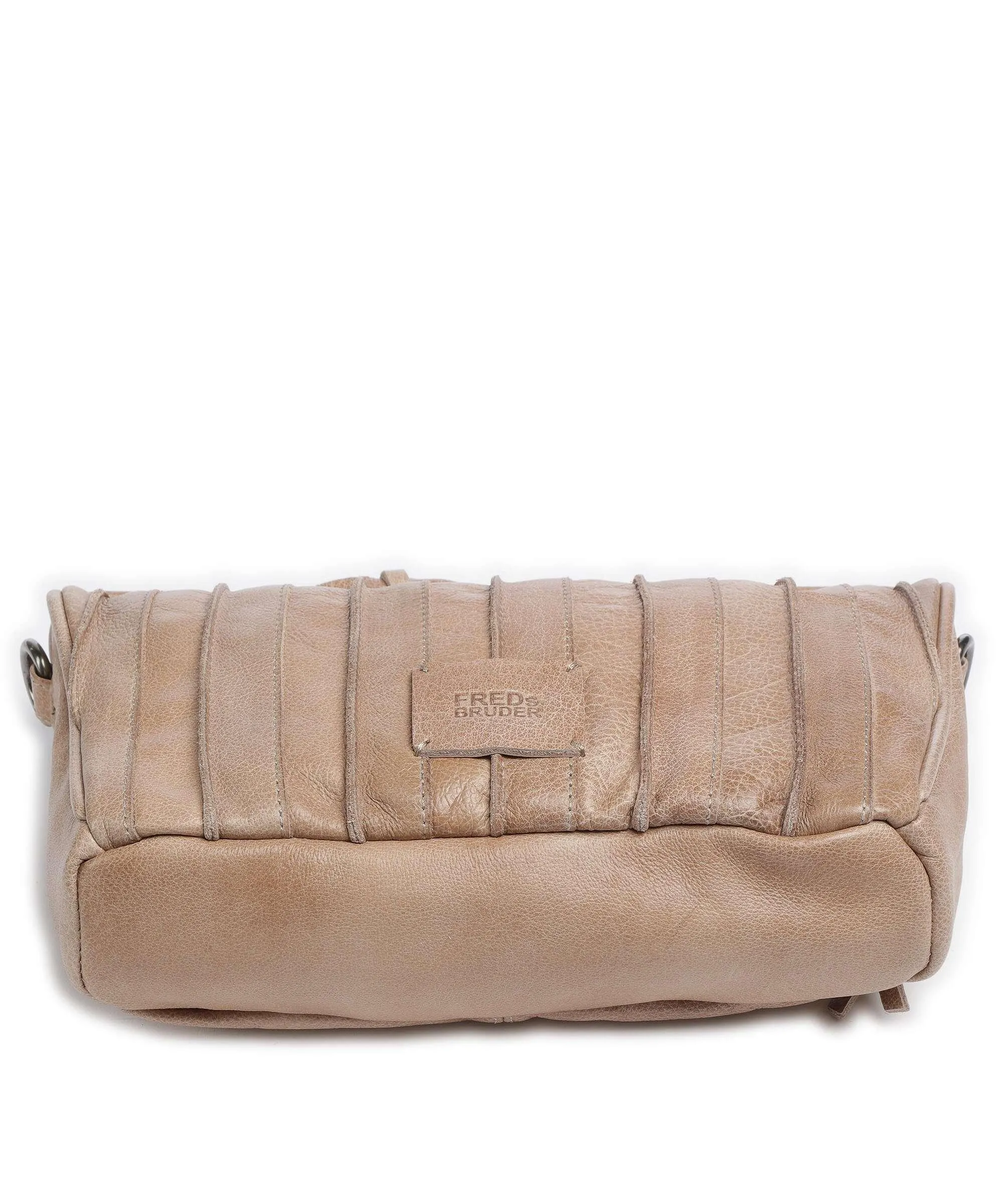  FredsBruder Izzle Borsa a tracolla pelle granulata taupe  