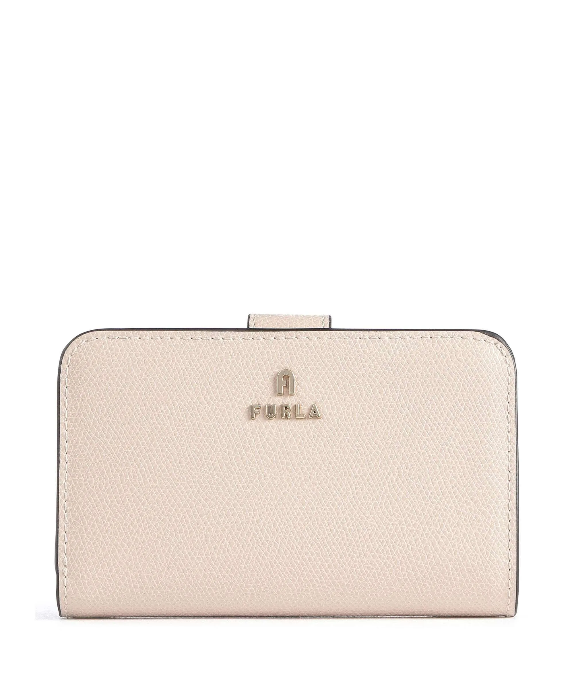  Furla Camelia M Portafoglio pelle granulata nude  