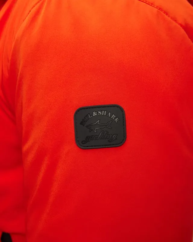 Giacca a vento arancione da uomo Paul&Shark Typhoon Windbreaker