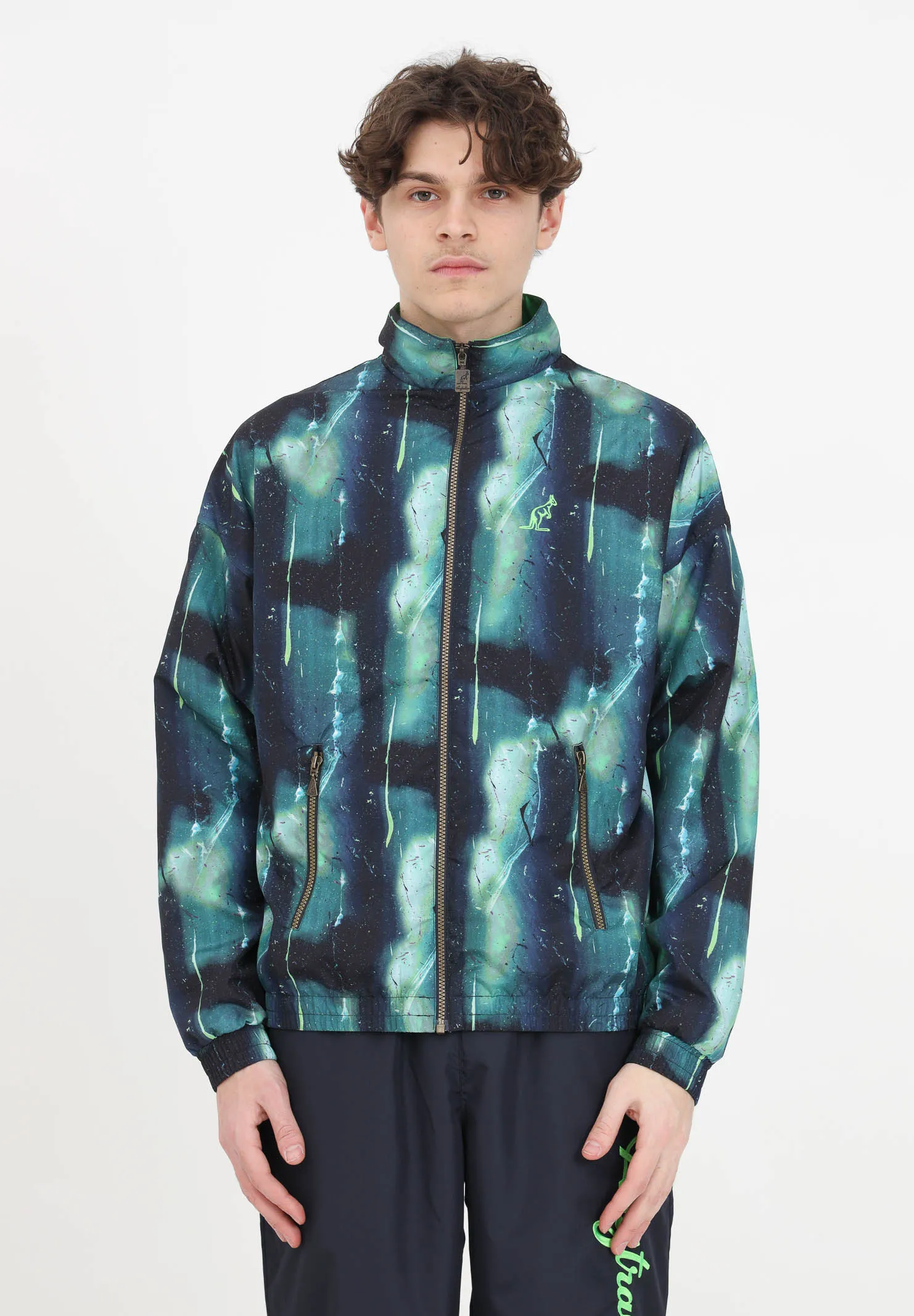 Giacca a vento da uomo allover print smash jacket kripto
