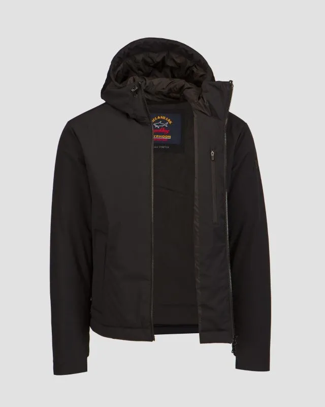 Giacca a vento da uomo Paul&Shark Typhoon Windbreaker Nera