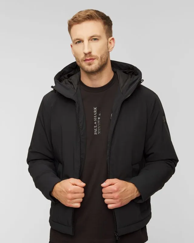 Giacca a vento da uomo Paul&Shark Typhoon Windbreaker Nera