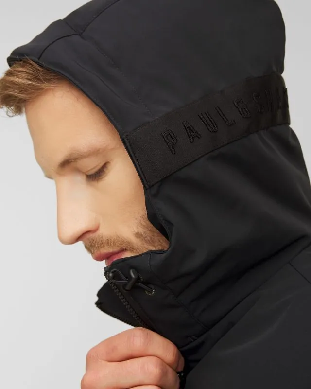 Giacca a vento da uomo Paul&Shark Typhoon Windbreaker Nera