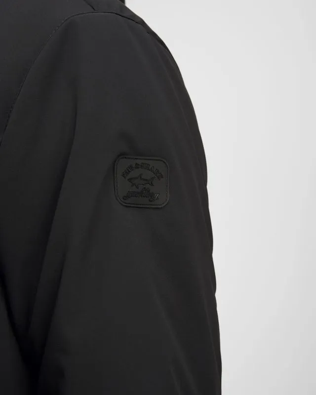 Giacca a vento da uomo Paul&Shark Typhoon Windbreaker Nera