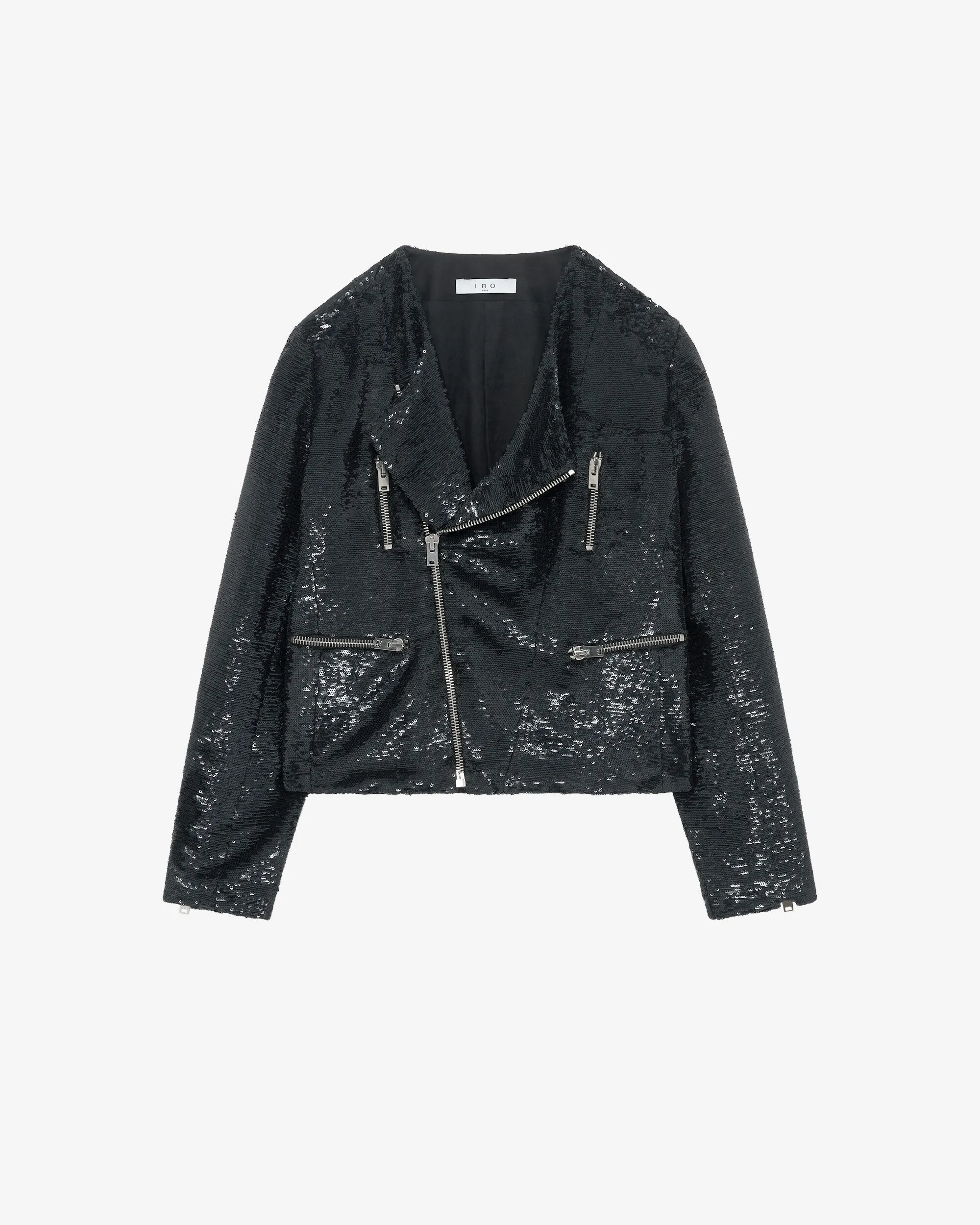 GIACCA BIKER LUZIA CON PAILLETTES