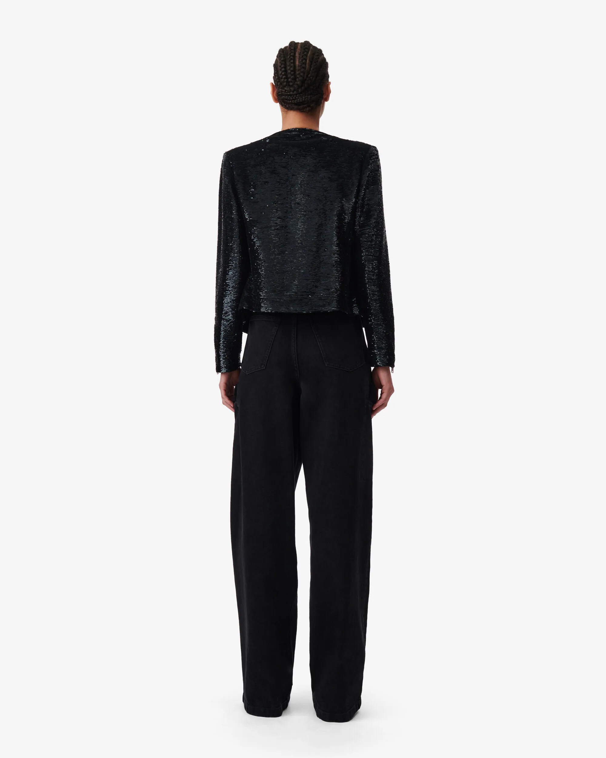 GIACCA BIKER LUZIA CON PAILLETTES