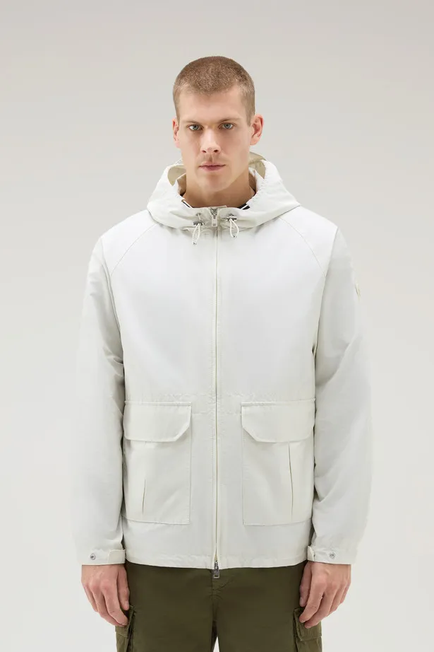 Giacca Cruiser in Ramar Cloth con cappuccio                                                                                     
