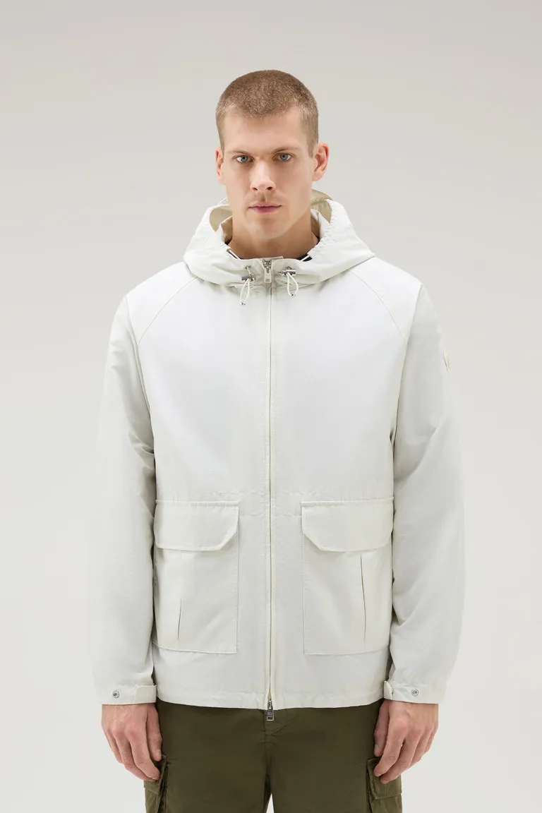 Giacca Cruiser in Ramar Cloth con cappuccio                                                                                     