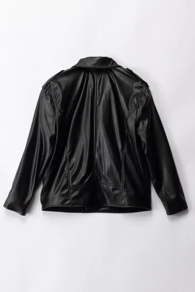 Giacca in pelle Black