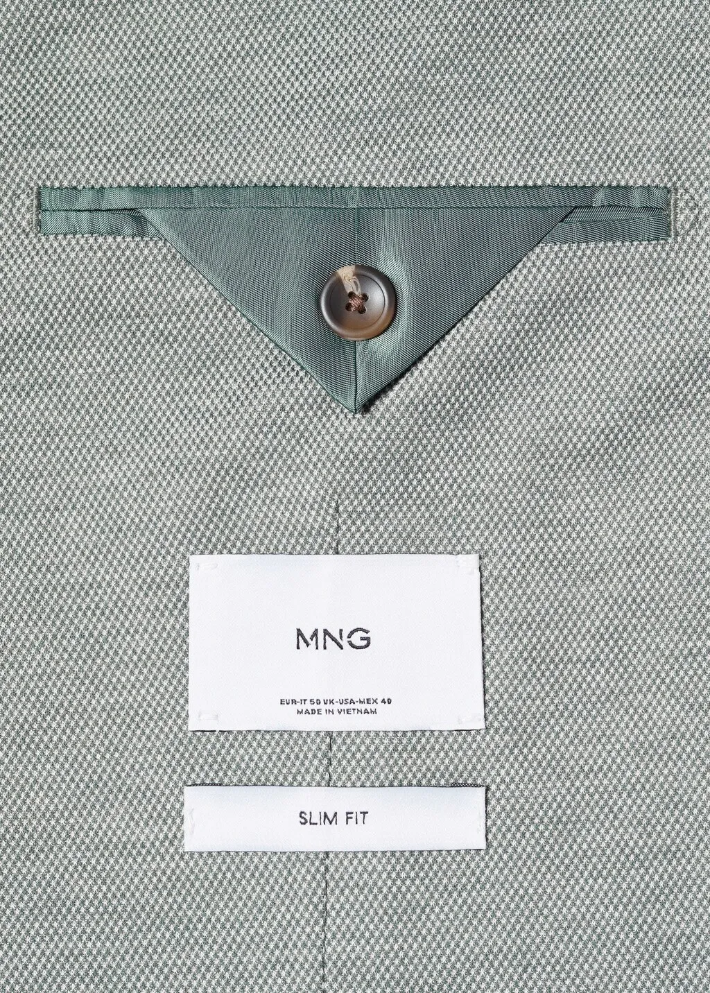 Giacca slim fit microstruttura
