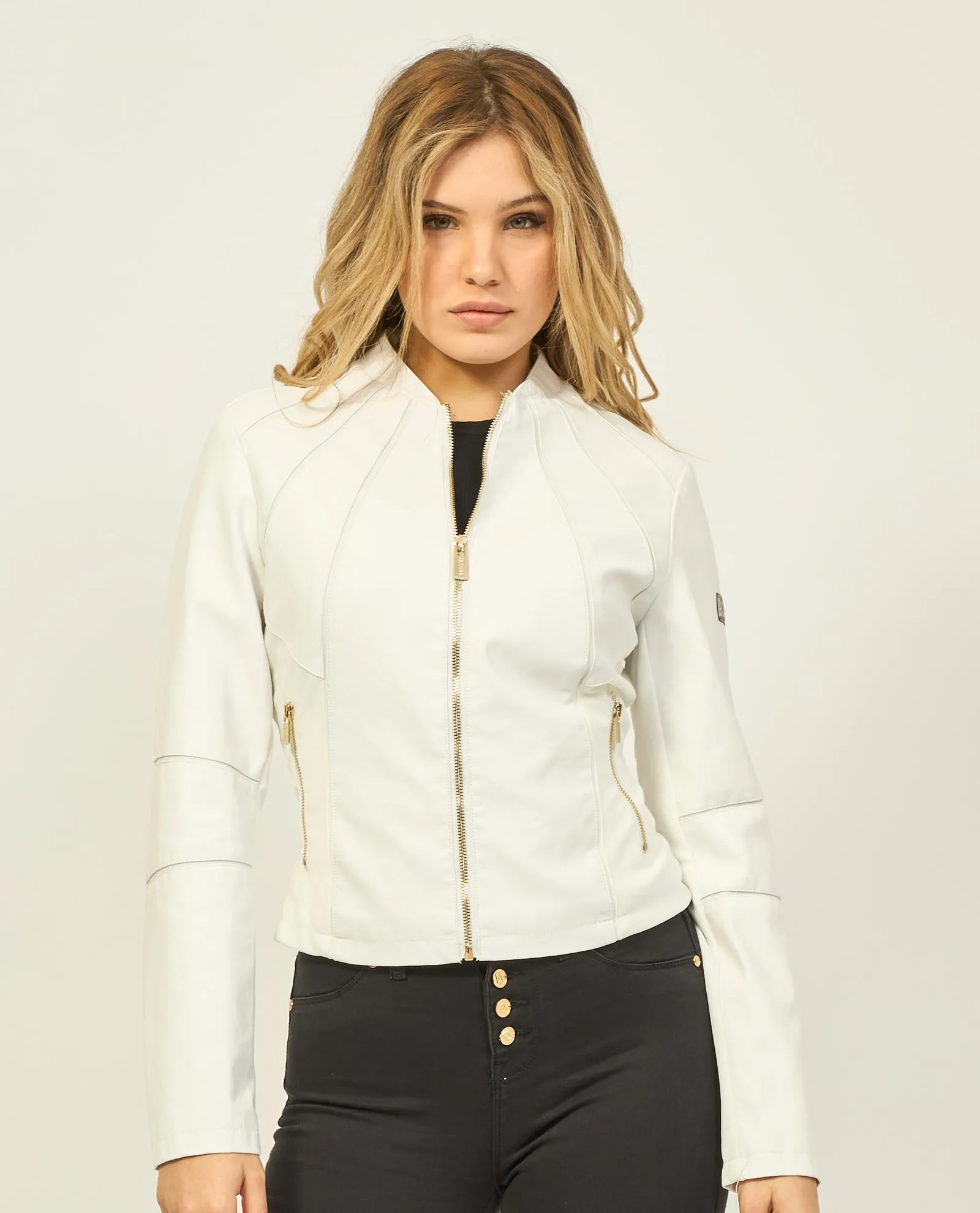 Giubbotto donna Yes Zee con inserti ottoman