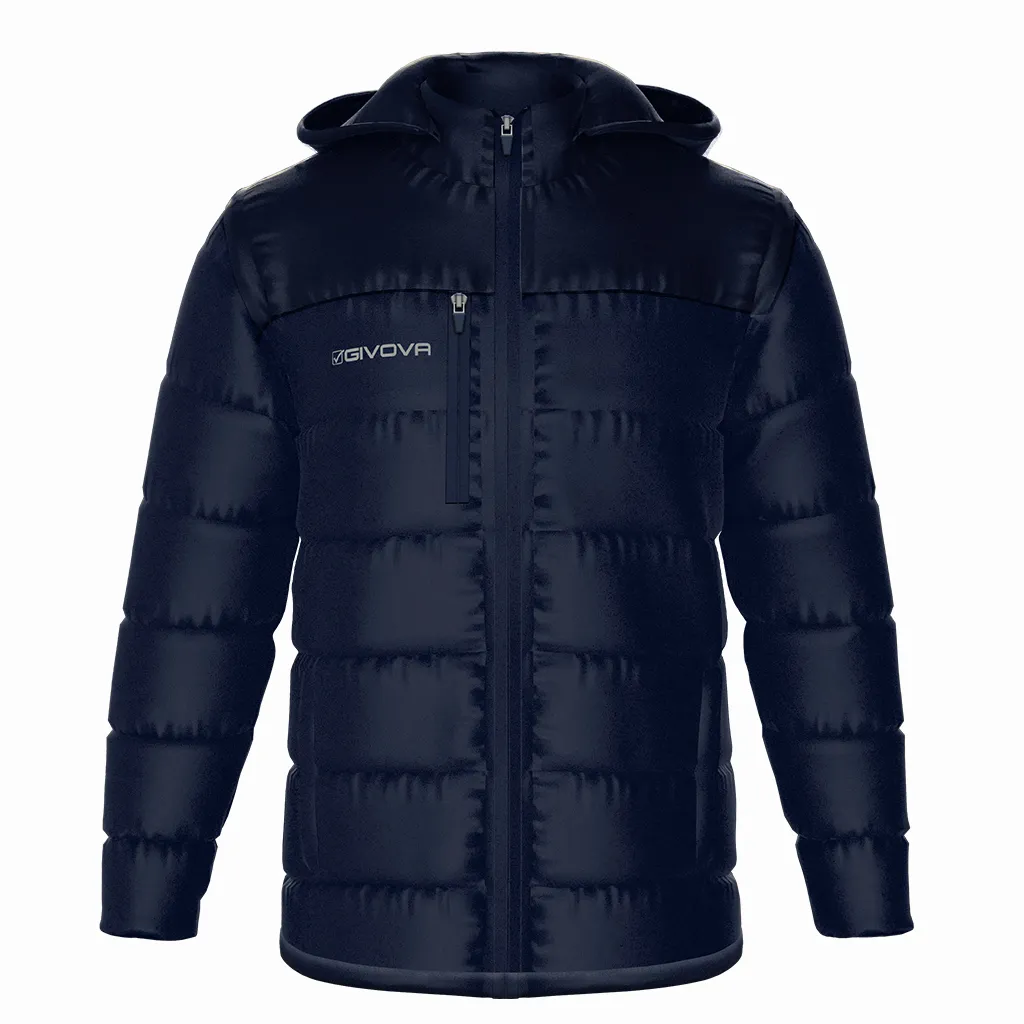 Giubbotto Givova Prime Invernale con cappuccio removibile Vari colori