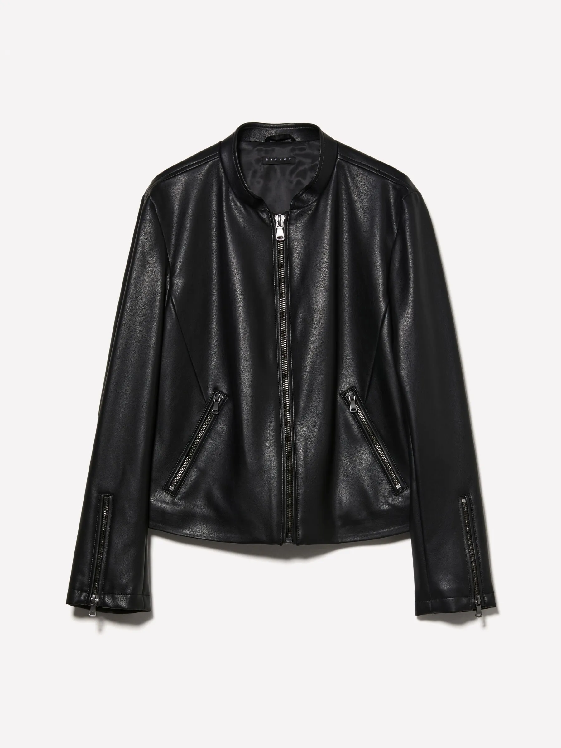 Giubbotto nero slim fit