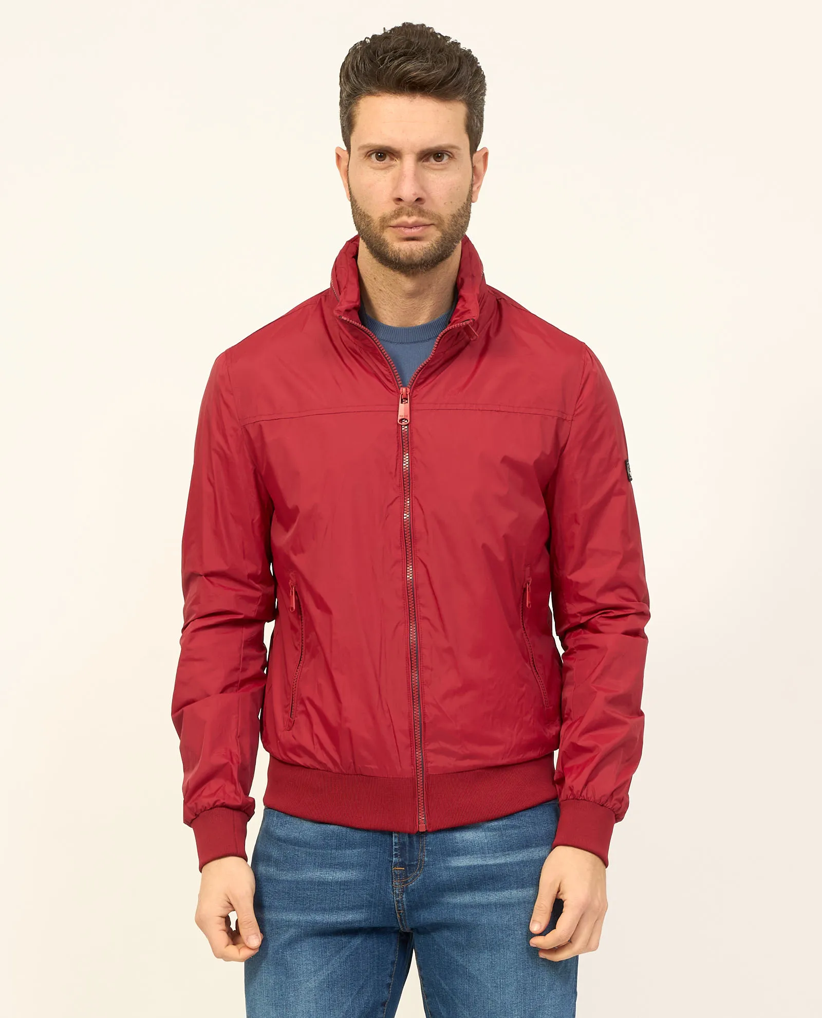 Giubbotto Yes Zee modello bomber con logo