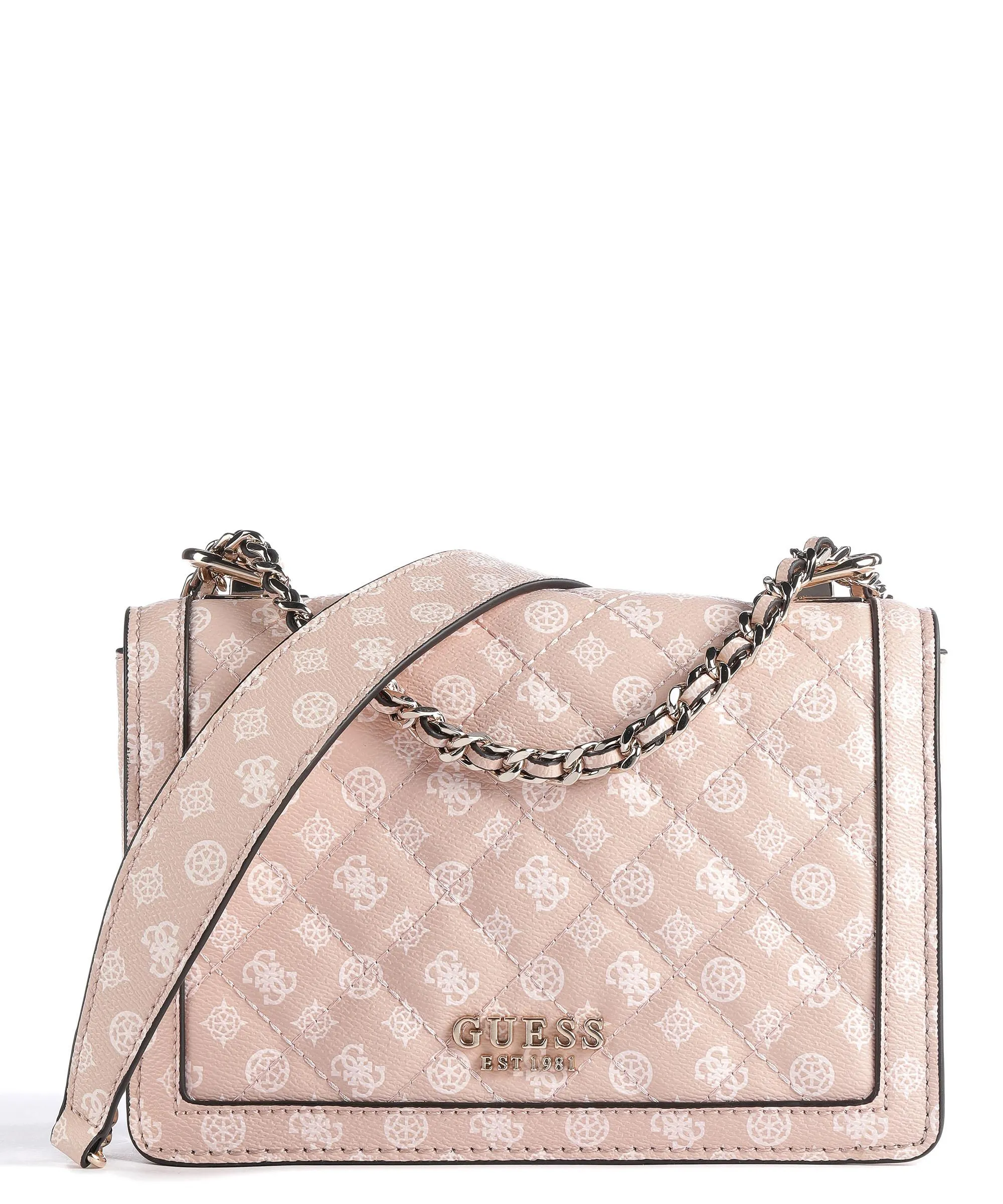 Guess Abey Borsa a spalla pelle sintetica rosa antico  