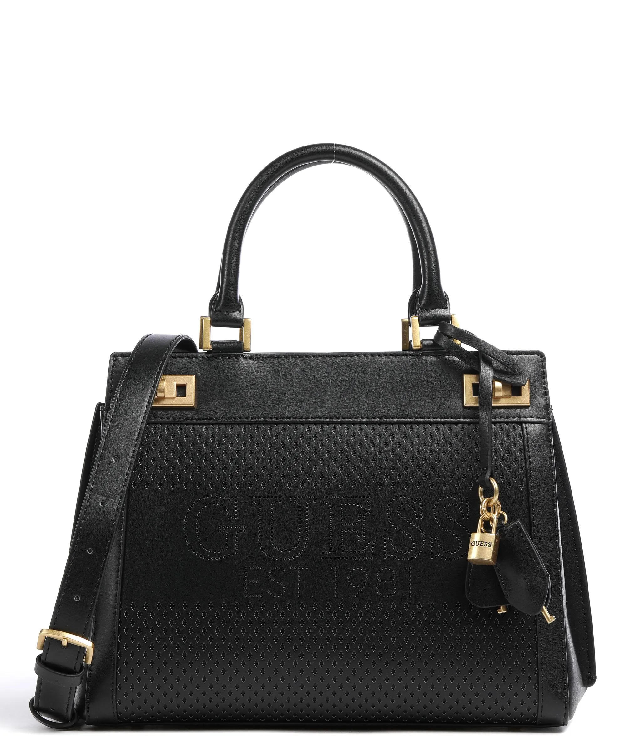  Guess Katey Borsa a mano pelle sintetica nero  
