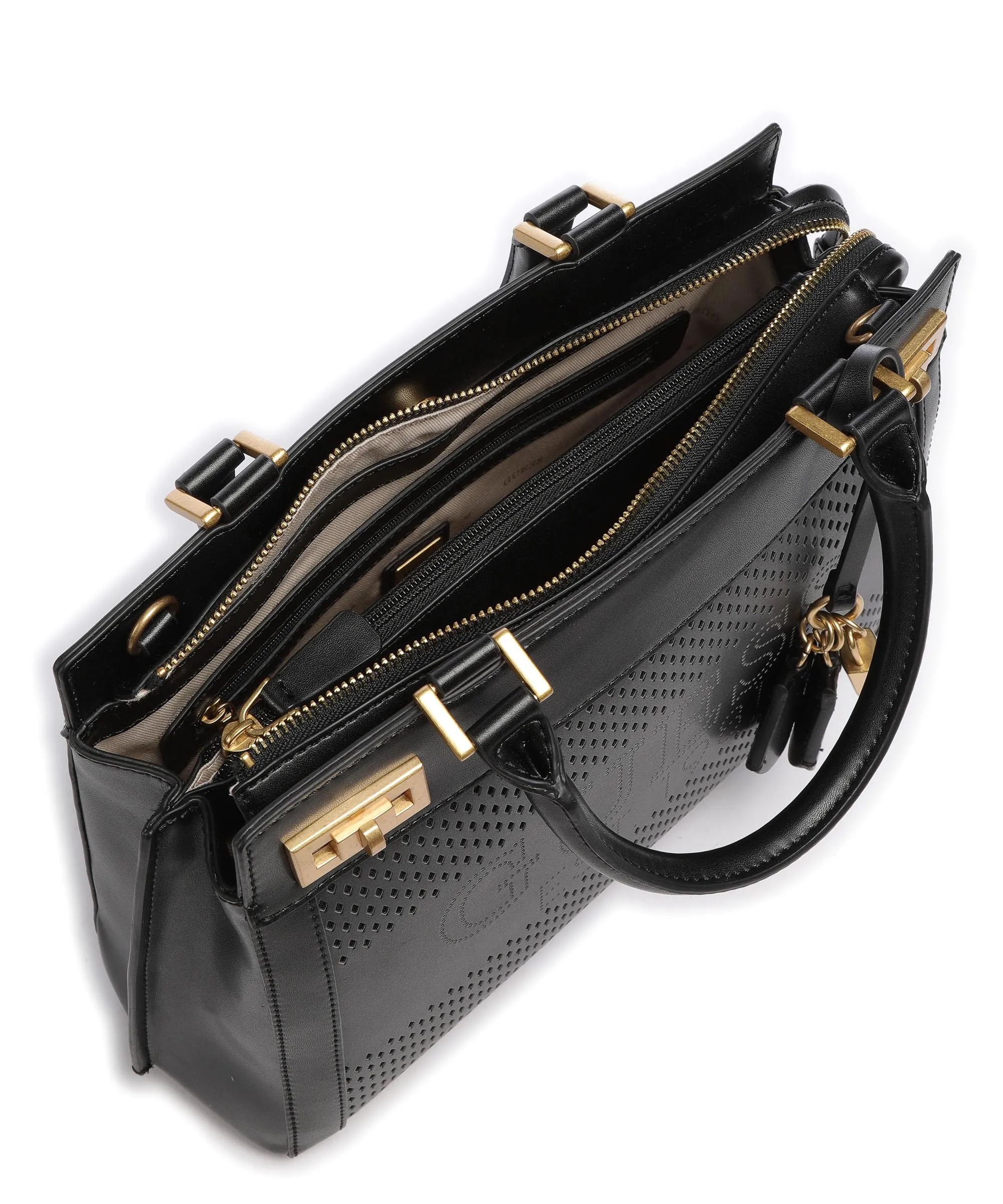  Guess Katey Borsa a mano pelle sintetica nero  