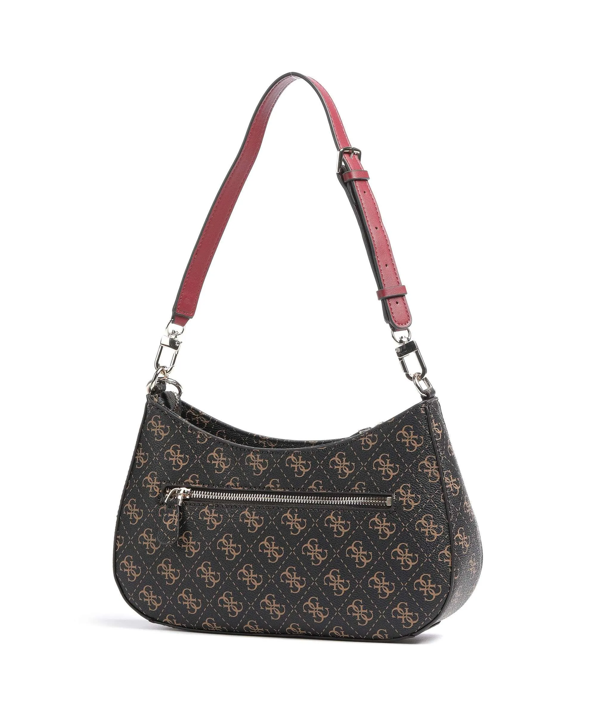 Guess Noelle Borsa a spalla pelle sintetica marrone scuro  