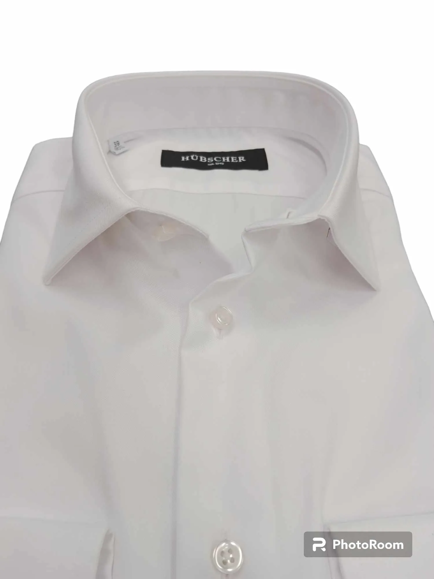 HUBSCHER 1946 Camicia uomo colllo italiano 22022 fine twill