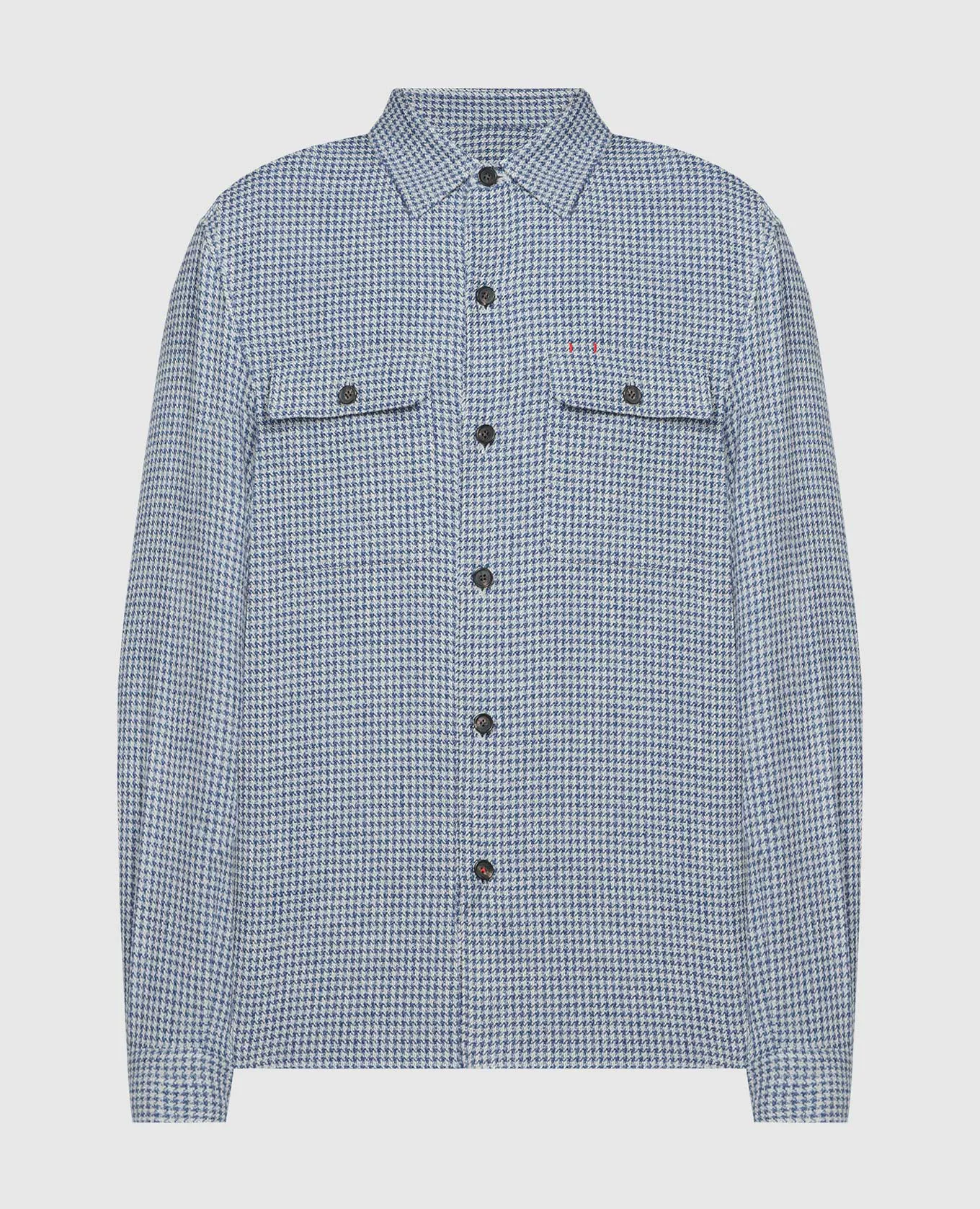 ISAIA Camicia fantasia blu OSH00997330