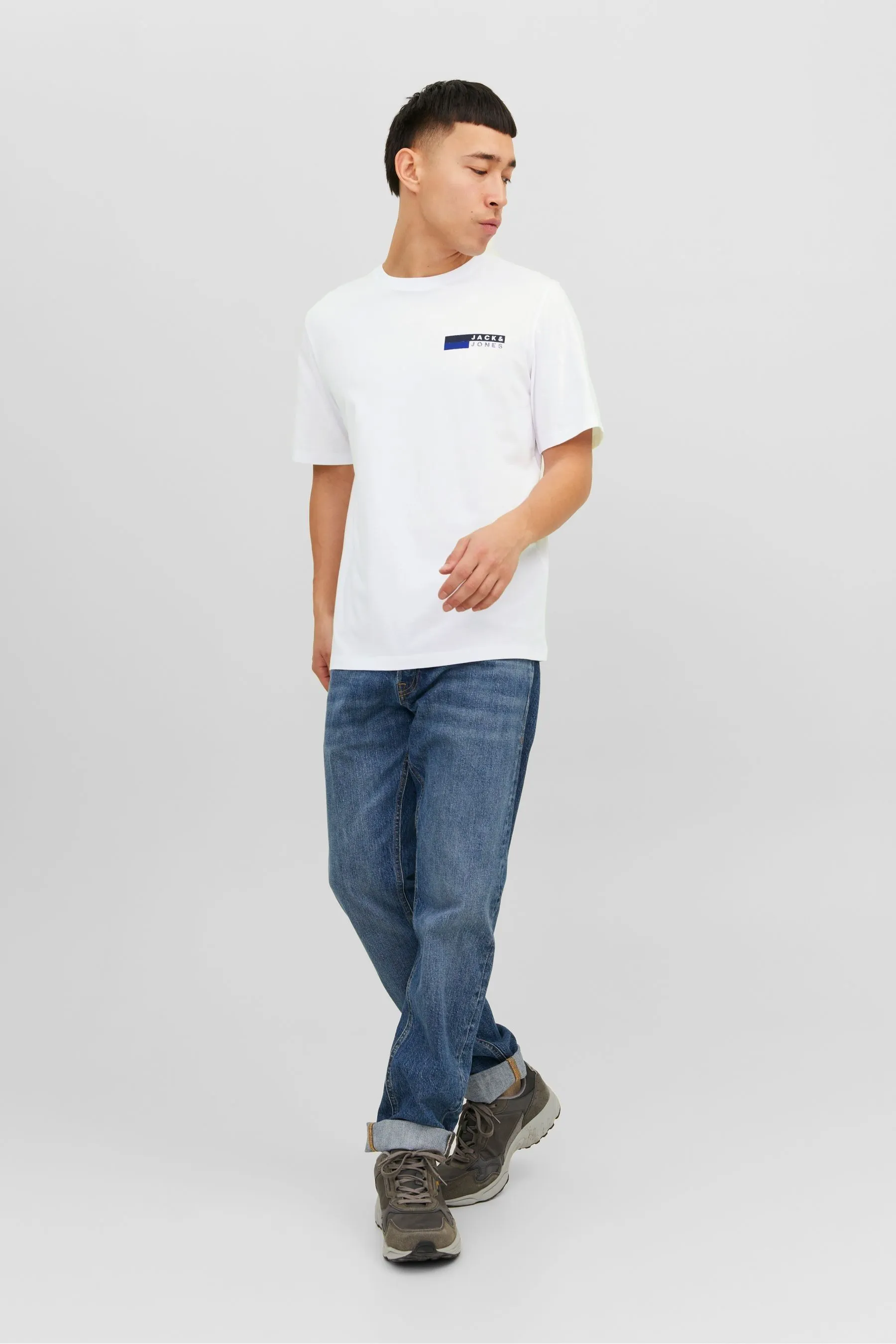 JACK & JONES - T-shirt con logo piccolo