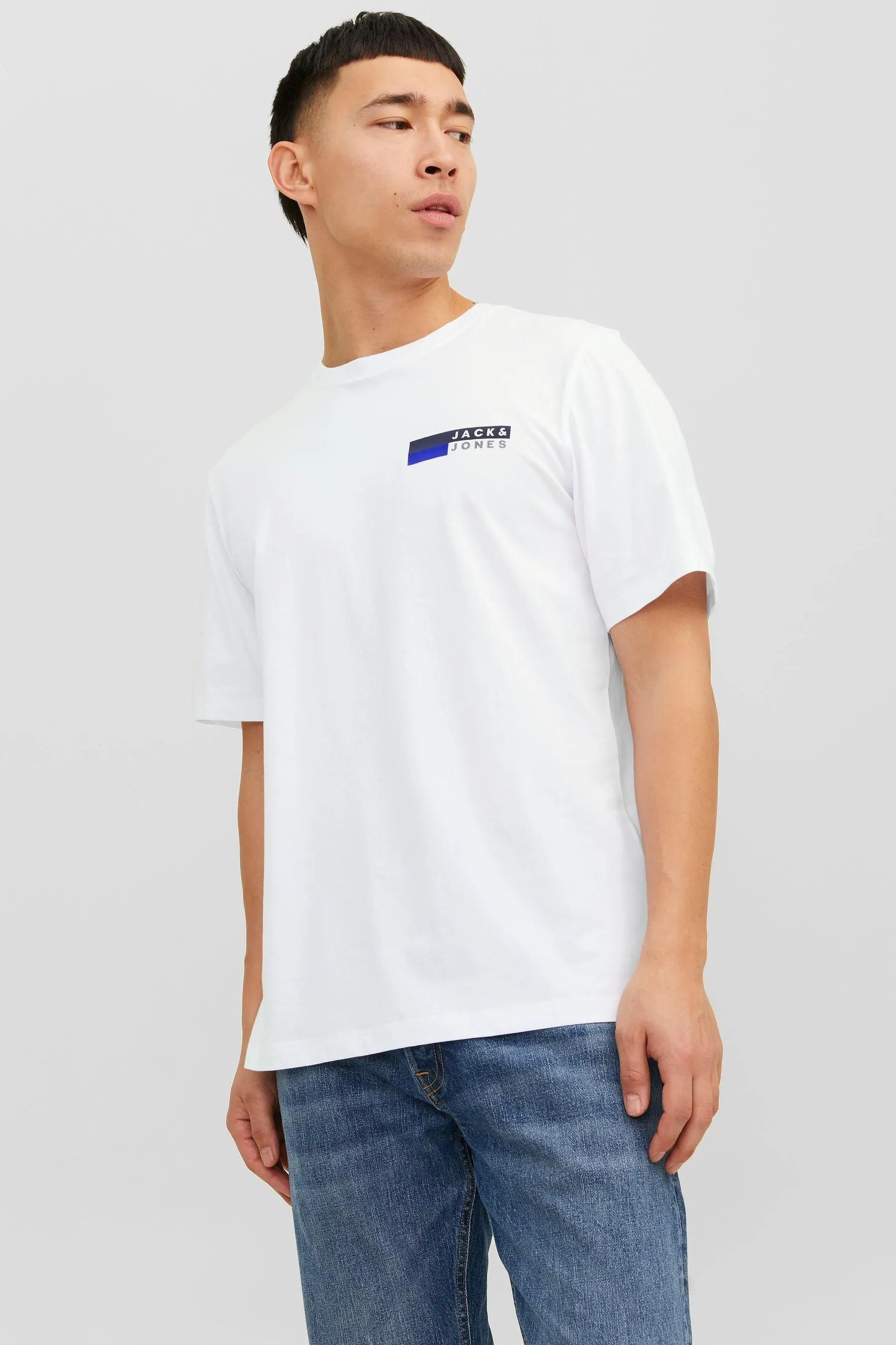 JACK & JONES - T-shirt con logo piccolo
