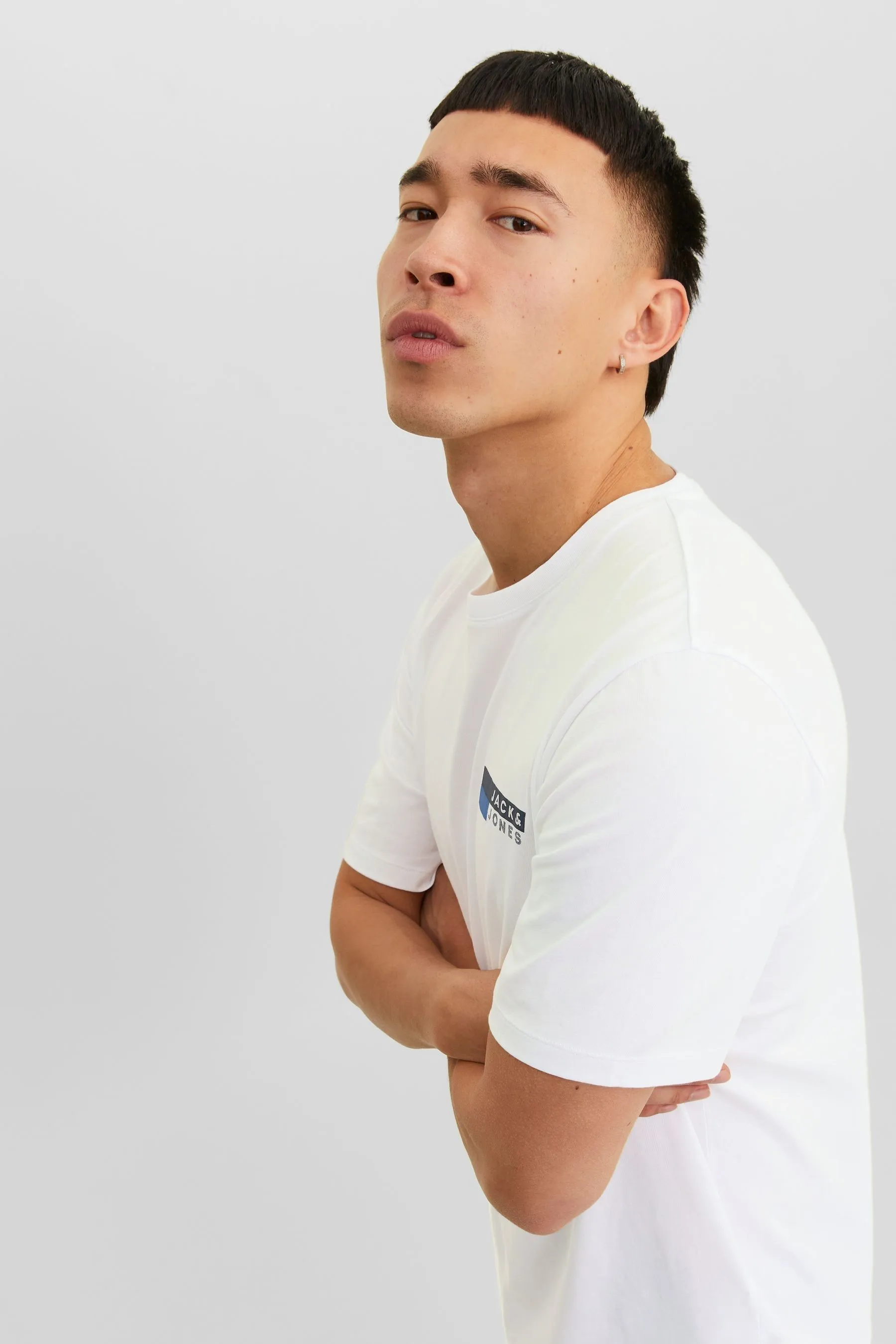 JACK & JONES - T-shirt con logo piccolo