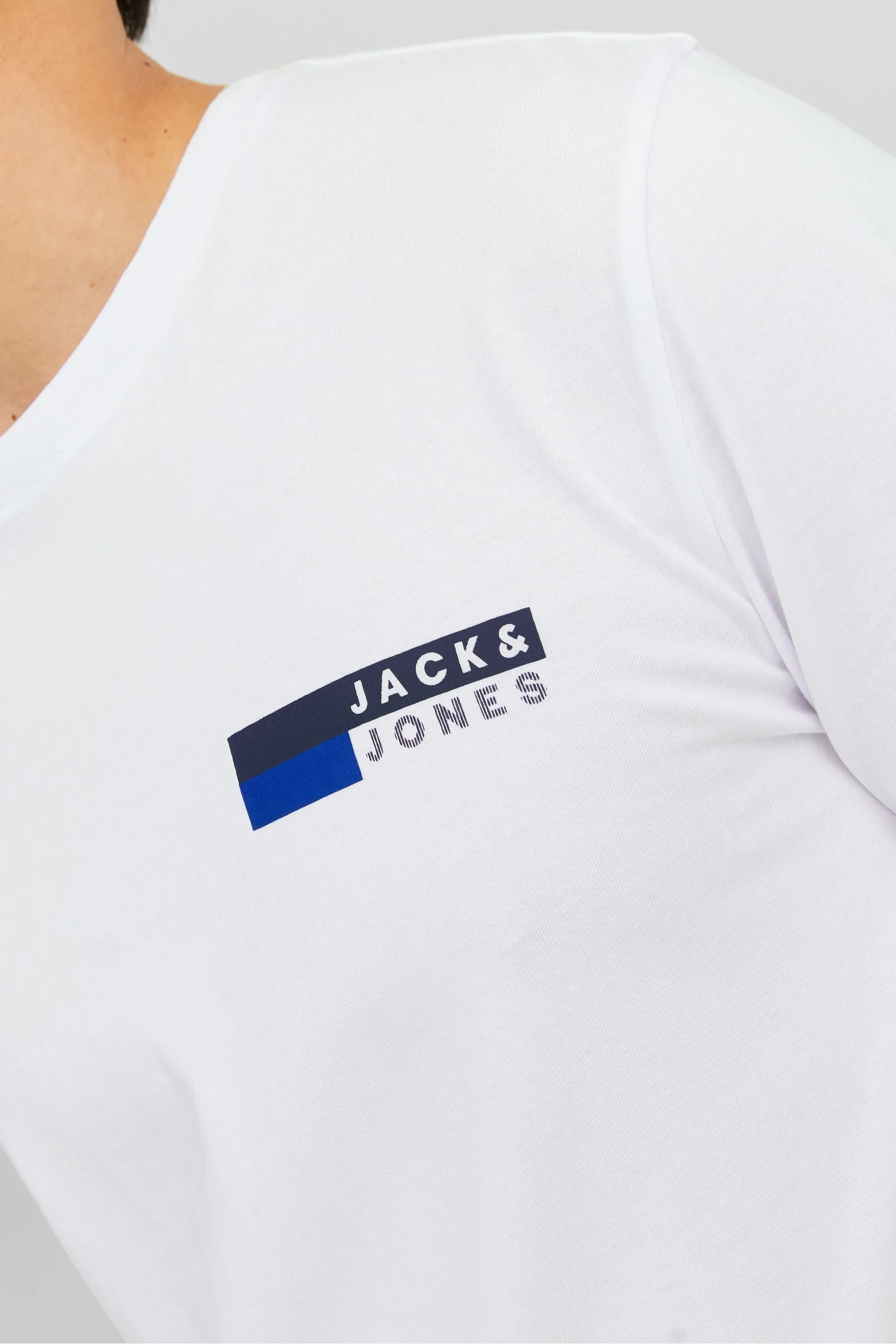JACK & JONES - T-shirt con logo piccolo