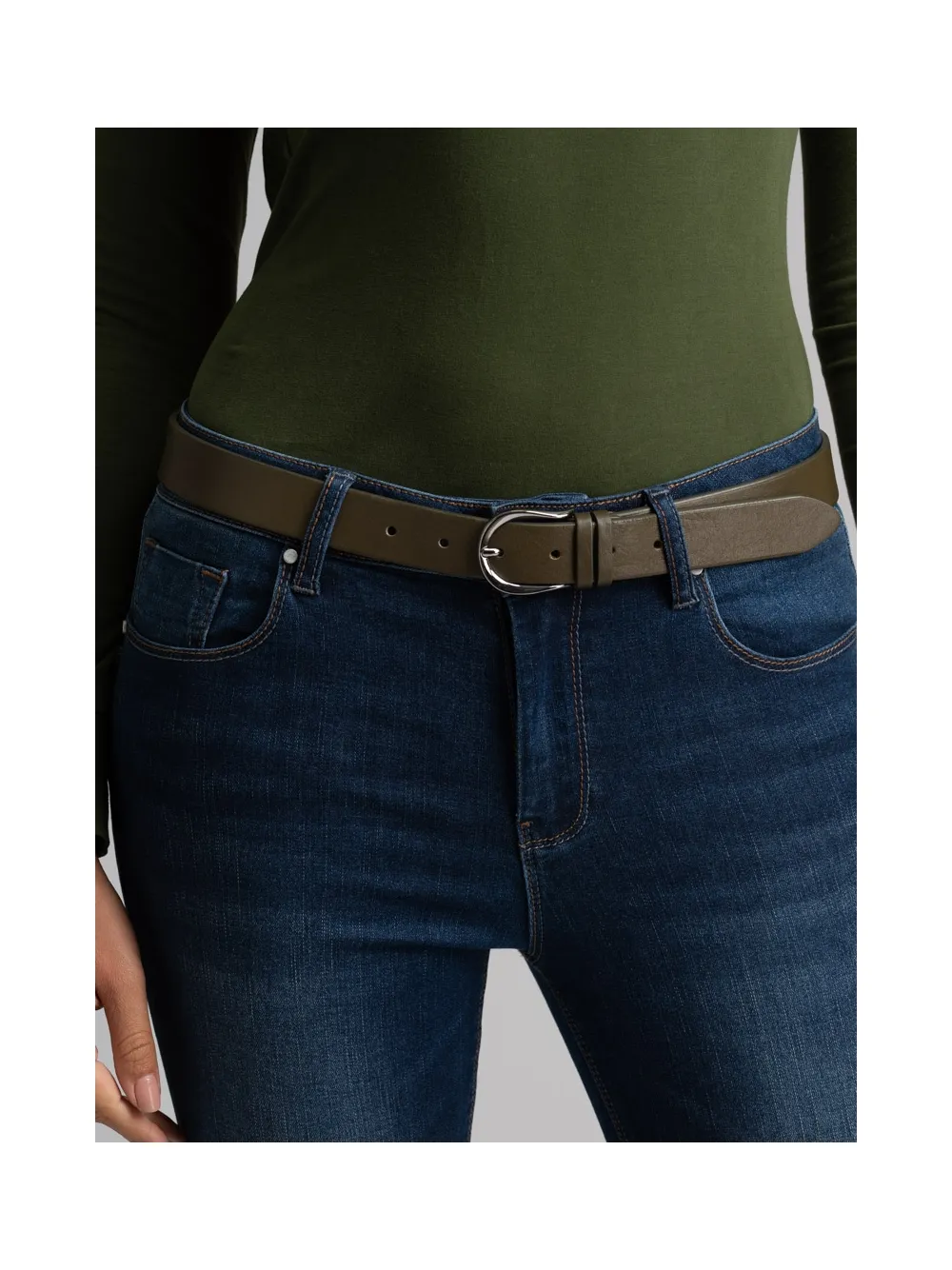 Jeans donna 5 tasche a sigaretta lavaggio scuro