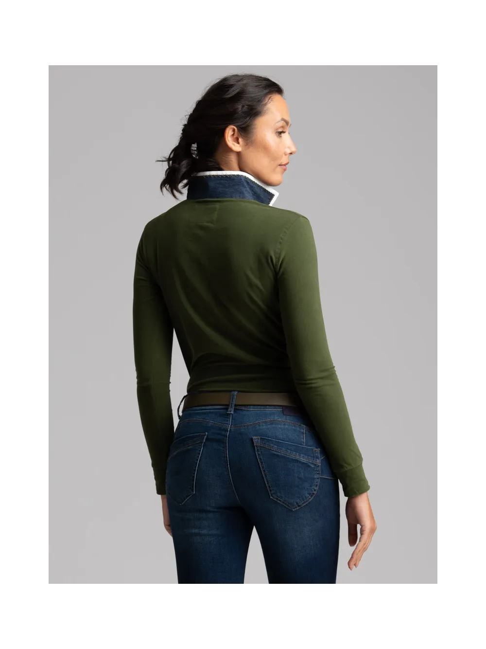 Jeans donna 5 tasche a sigaretta lavaggio scuro