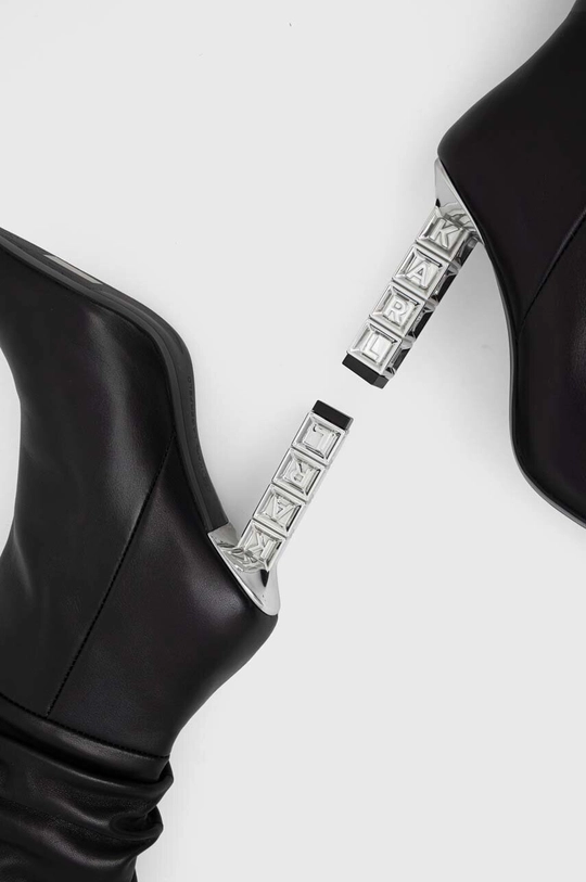 Karl Lagerfeld stivali in pelle KOLUMN
