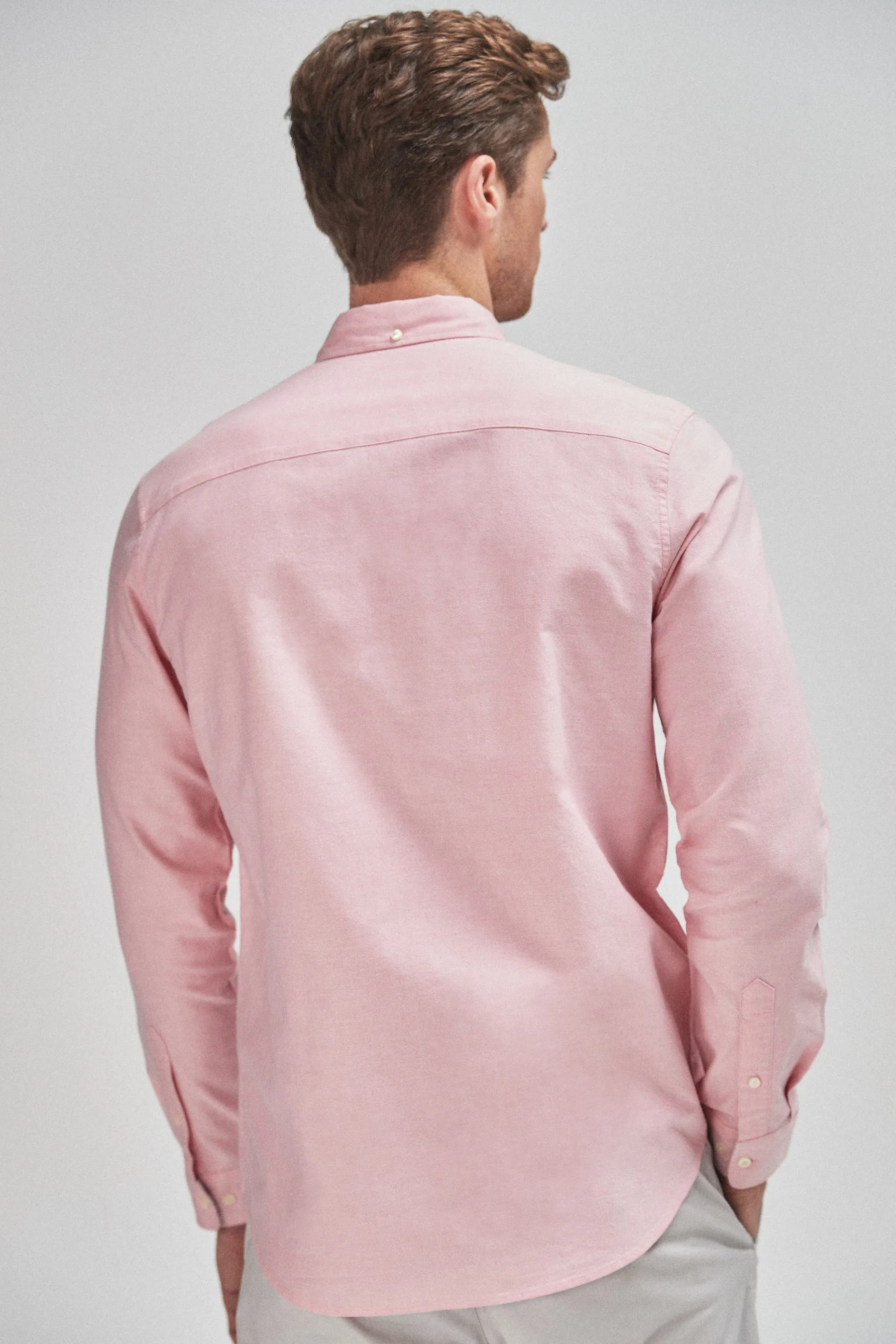 Long Sleeve Oxford 100% Cotton Shirt    