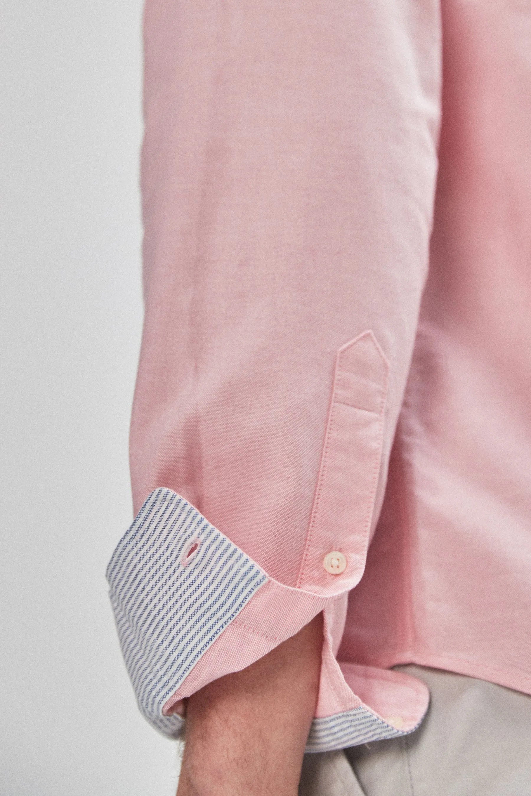 Long Sleeve Oxford 100% Cotton Shirt    