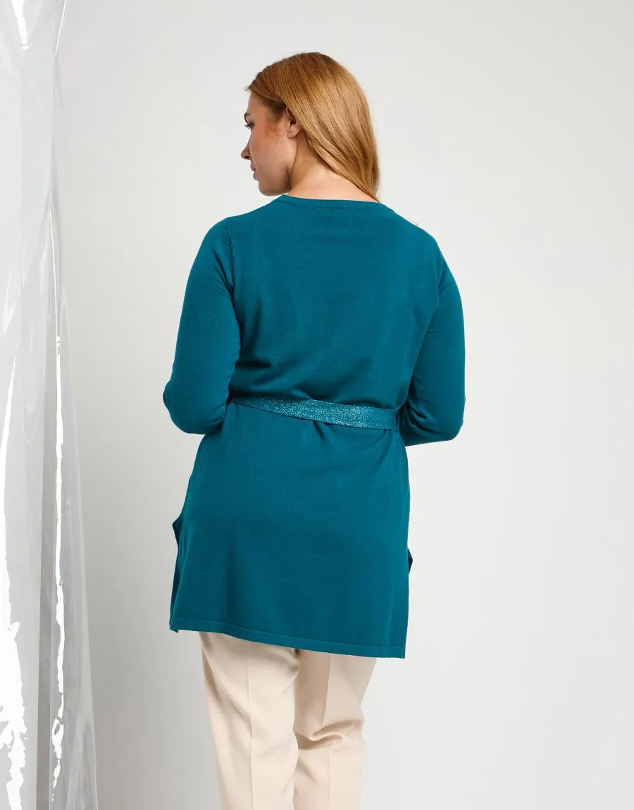 Maglia con cinturina e catena
