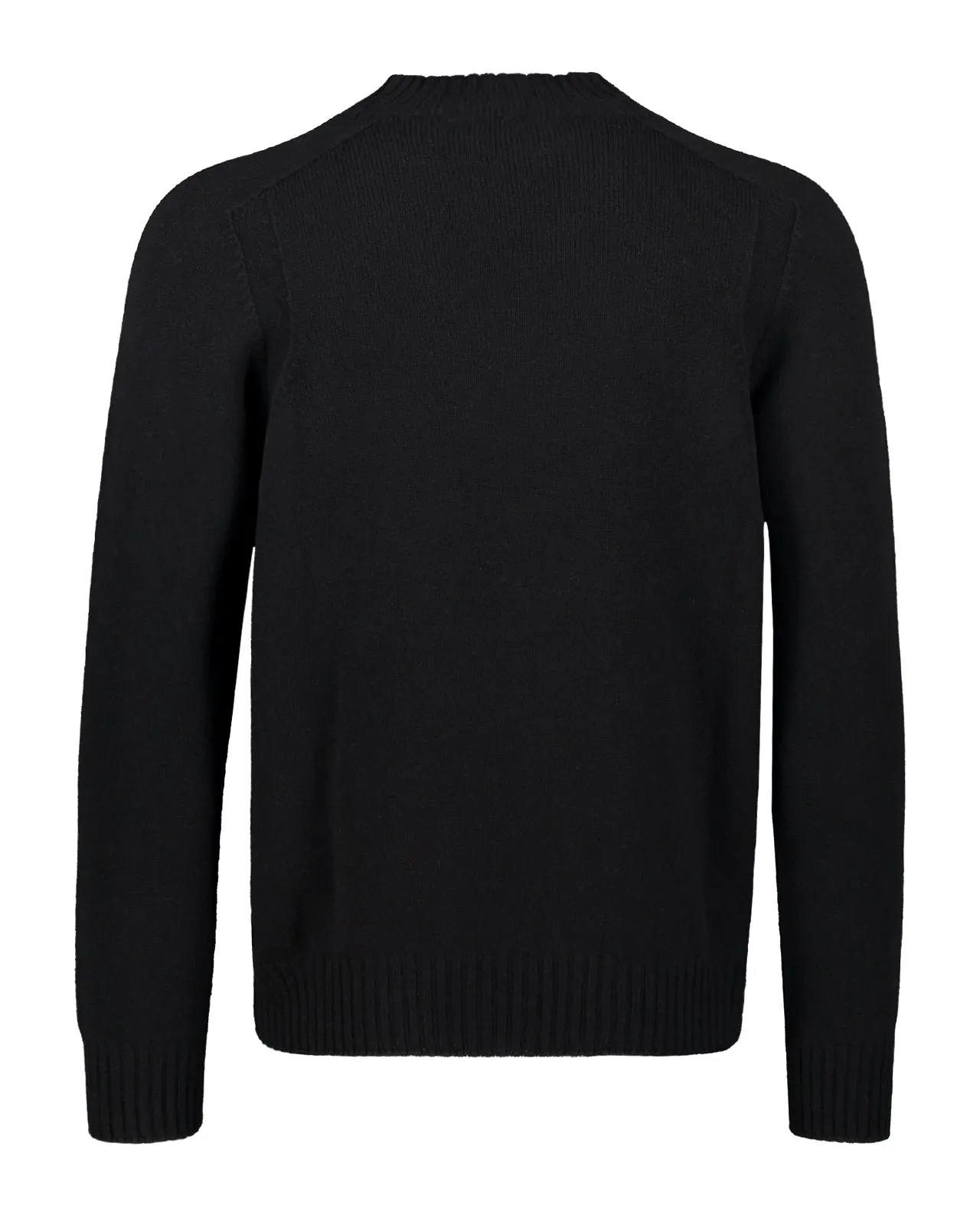 Maglia lupetto lana nero