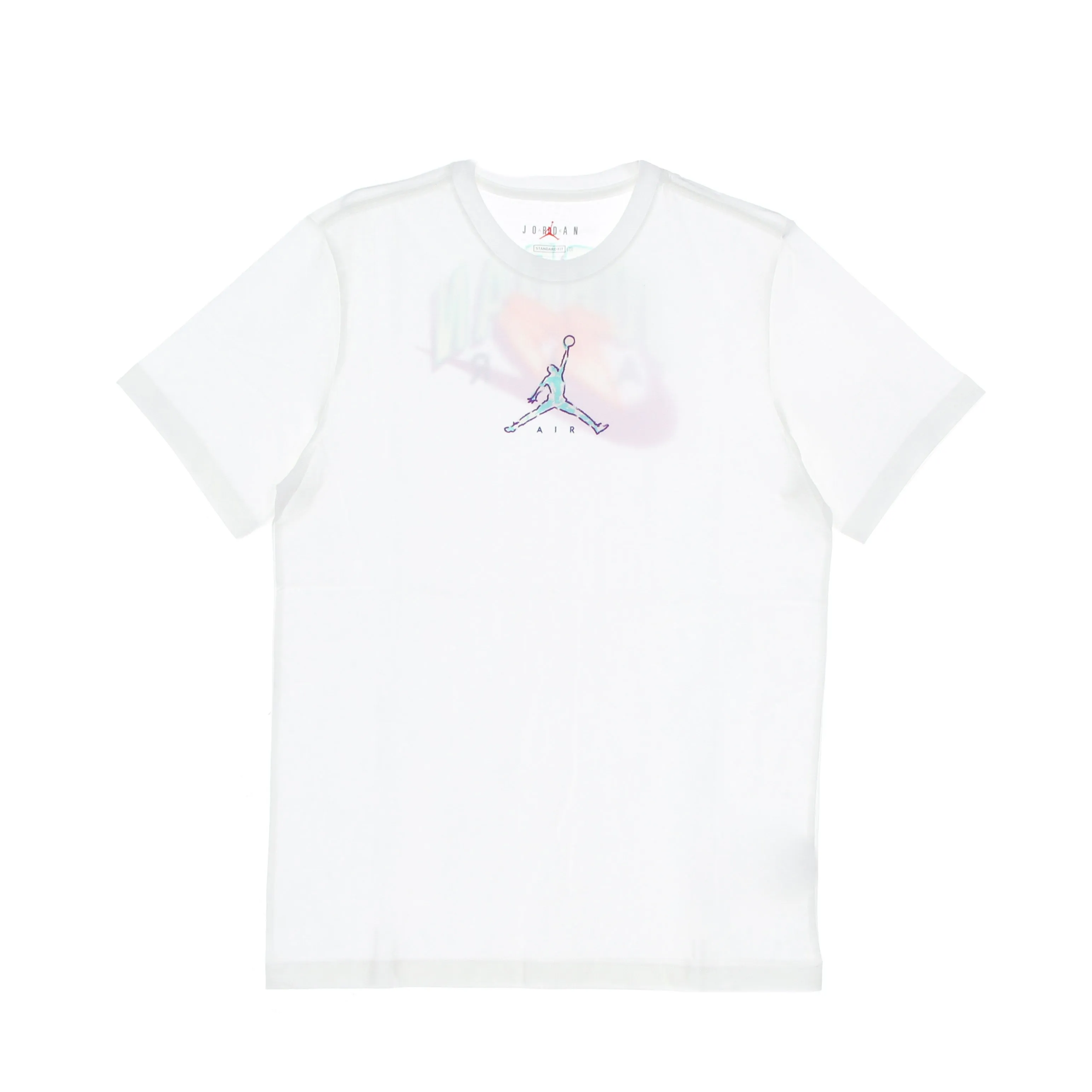 Maglietta Uomo Brand 23 Swoosh Short Sleeve Crew White