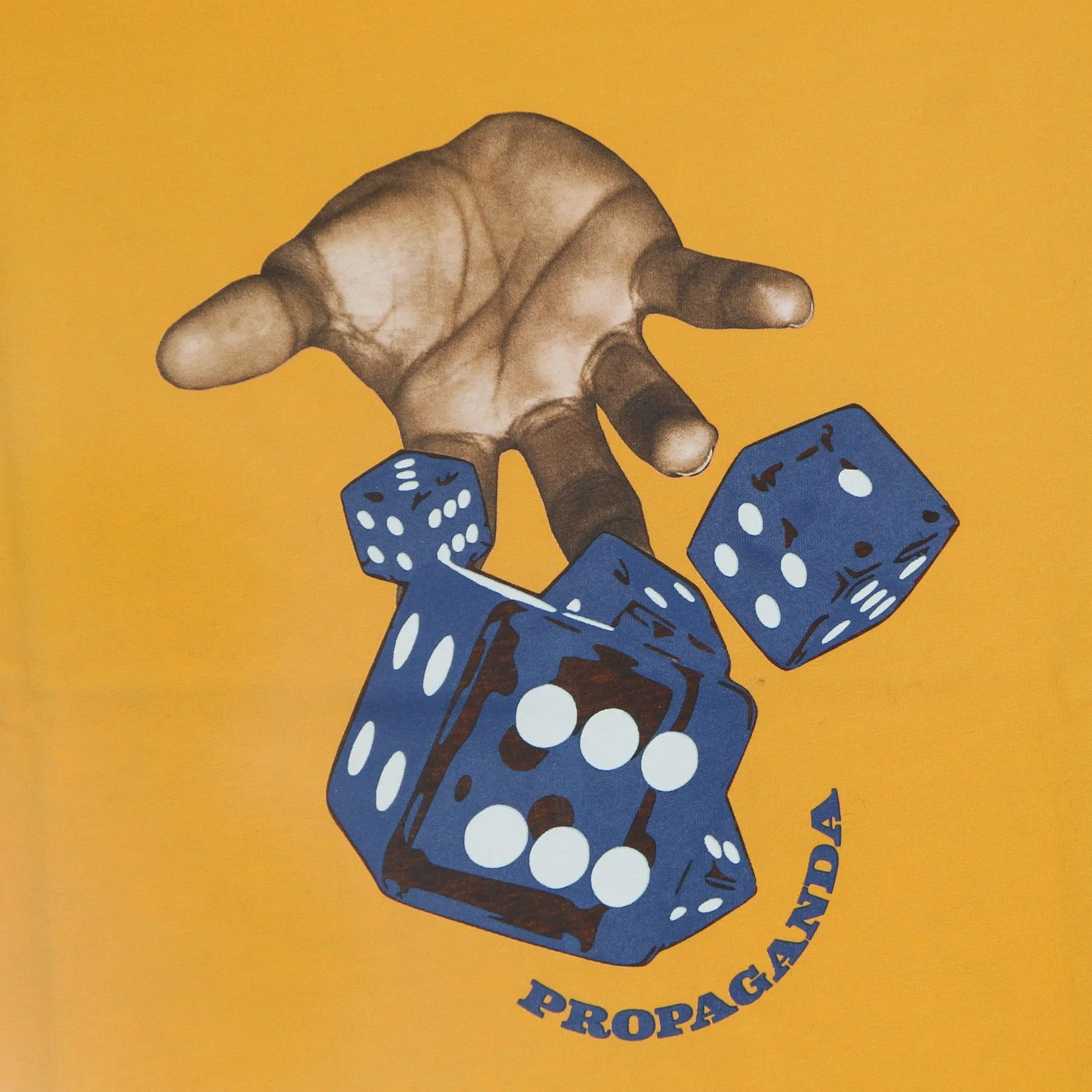 Maglietta Uomo Dice Tee Yellow