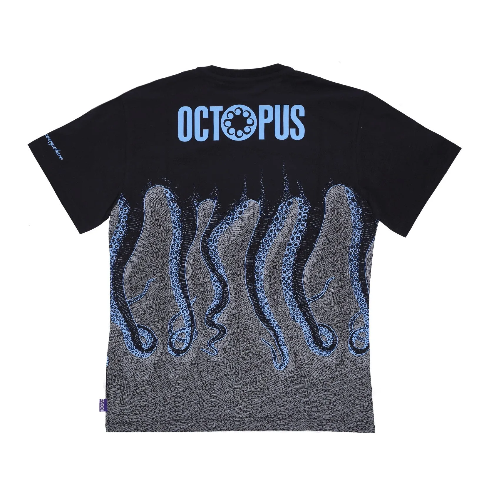 Maglietta Uomo Everywhere Octopus Tee Black