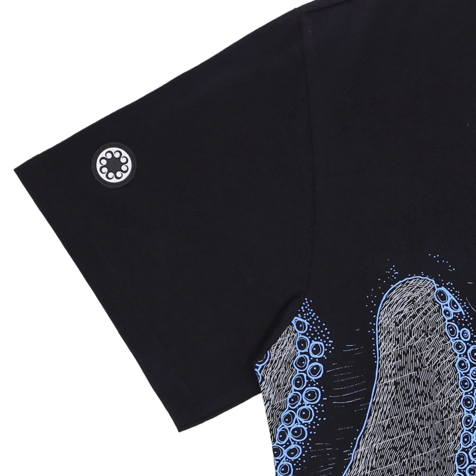Maglietta Uomo Everywhere Octopus Tee Black