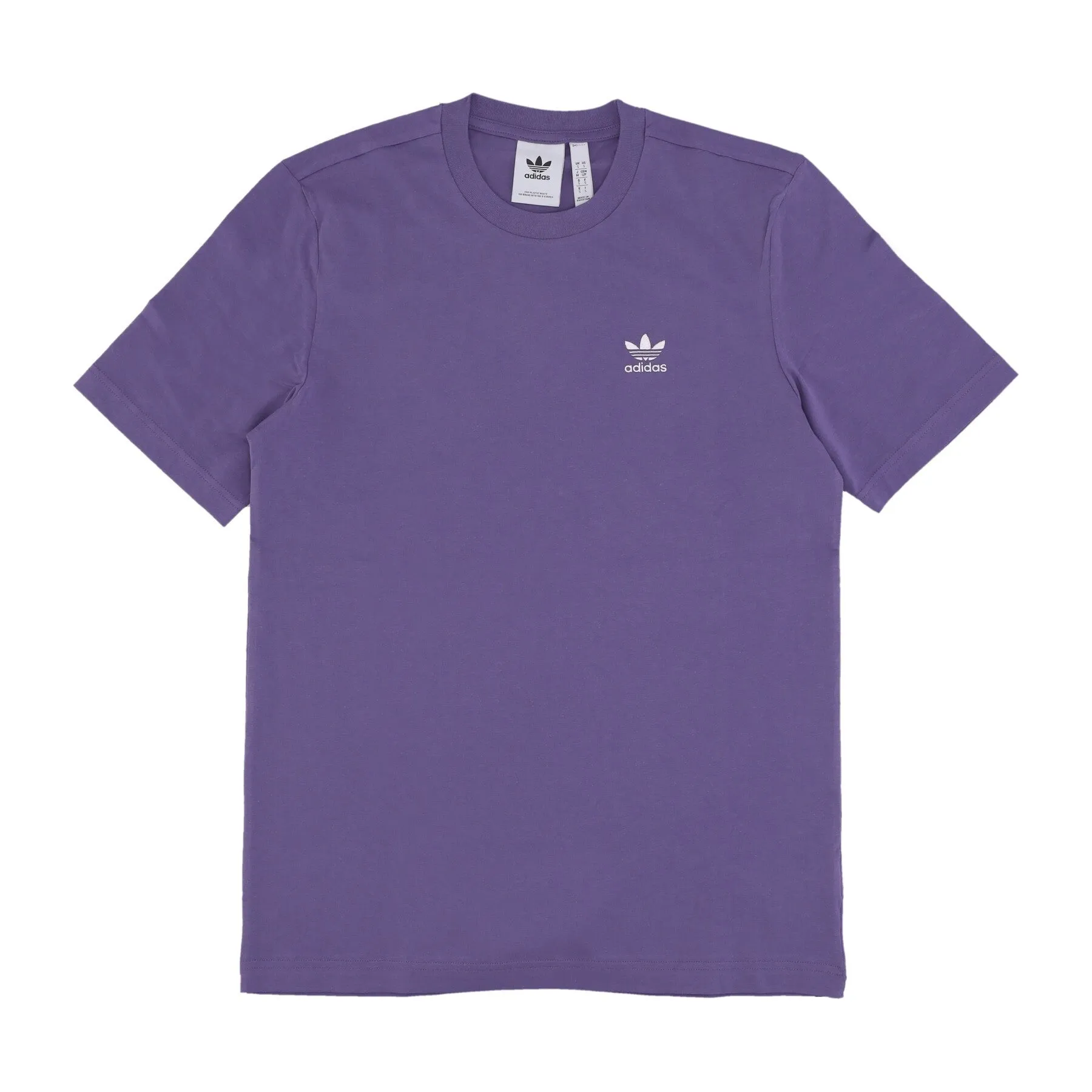 Maglietta Uomo Trefoil Essentials Tee Tech Purple