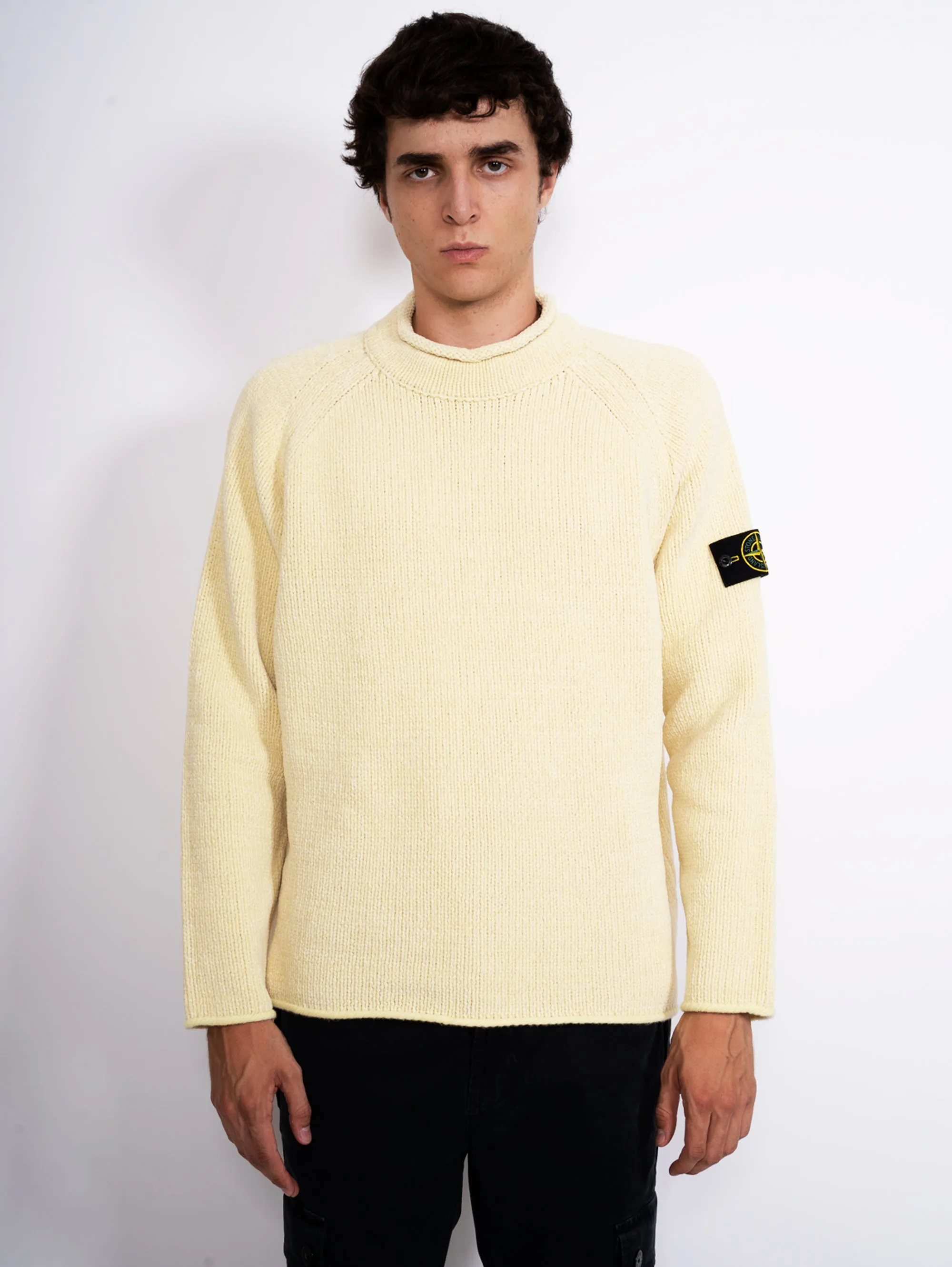 Maglione con Collo a Lupetto Burro
