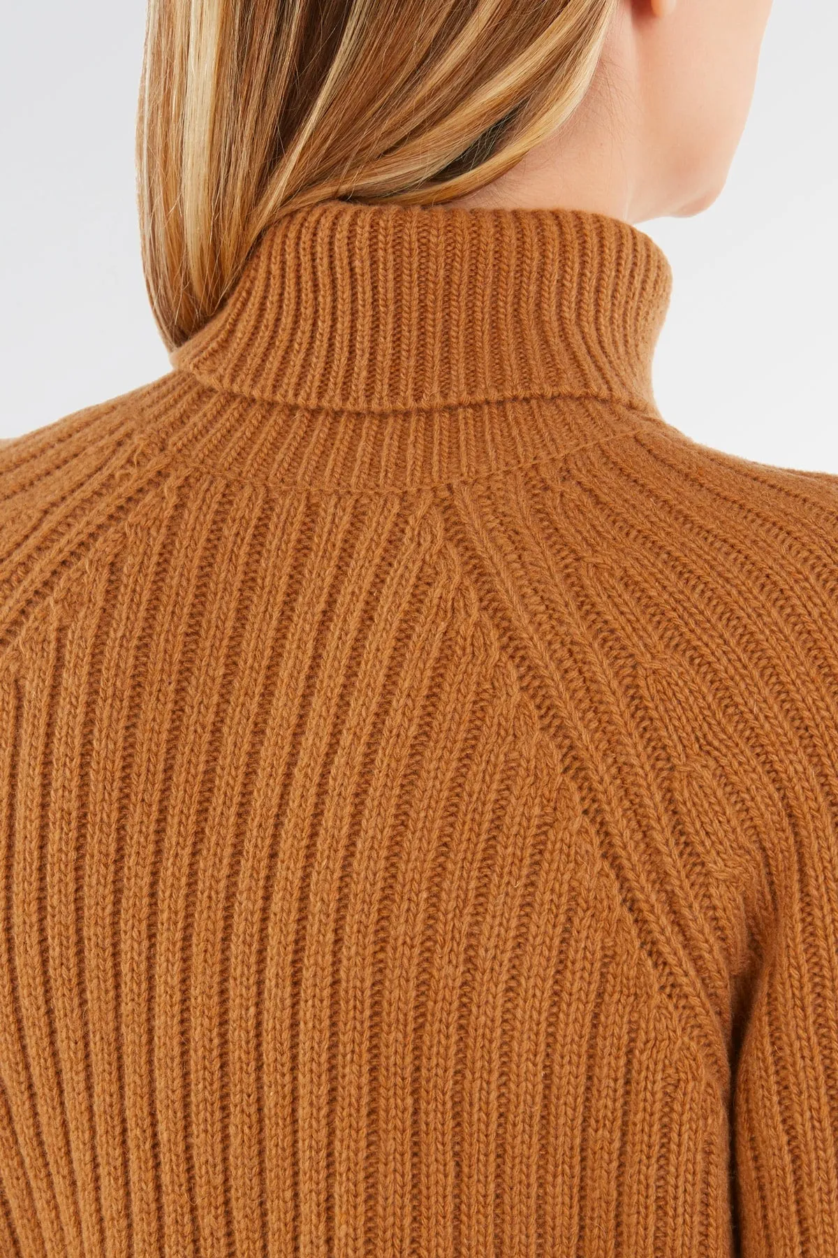 Maglione Dolcevita a Collo Alto Treccia - Donna, Autunno/Inverno - 100% Lambswool | Brunella Gori