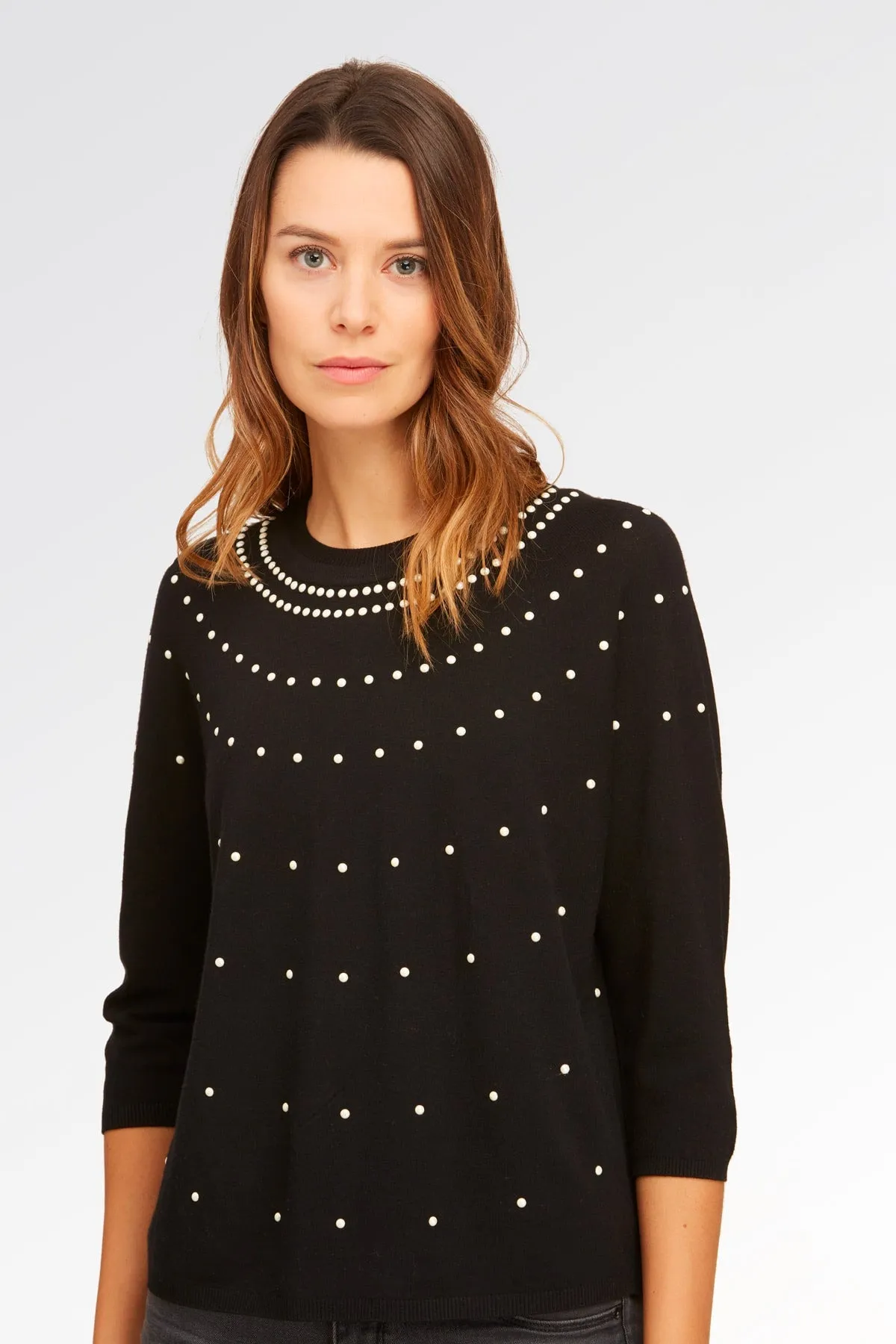 Maglione Girocollo - Donna, Autunno/Inverno - 100% Lana Merino Extrafine - Brunella Gori