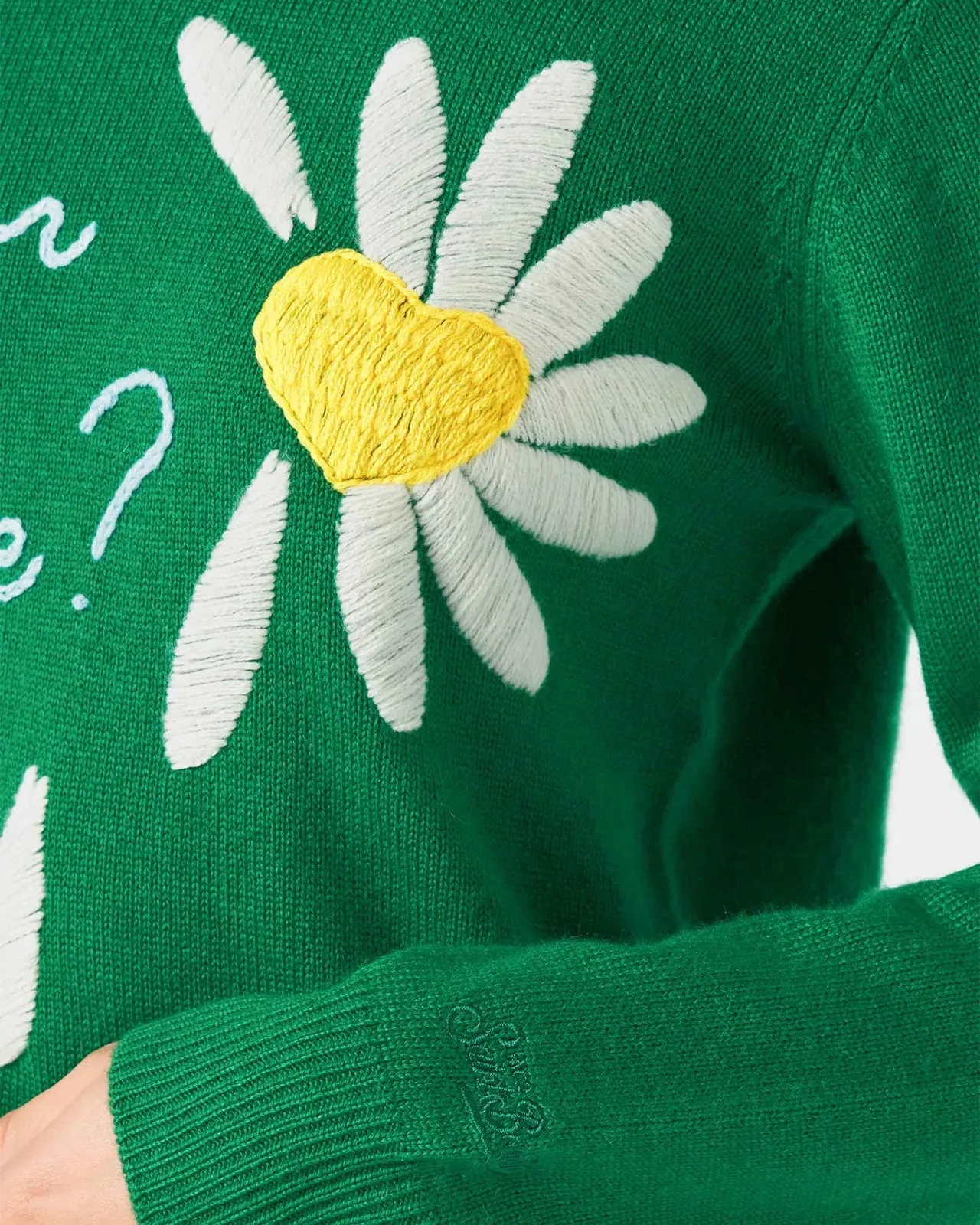 Maglione Love or not Love verde