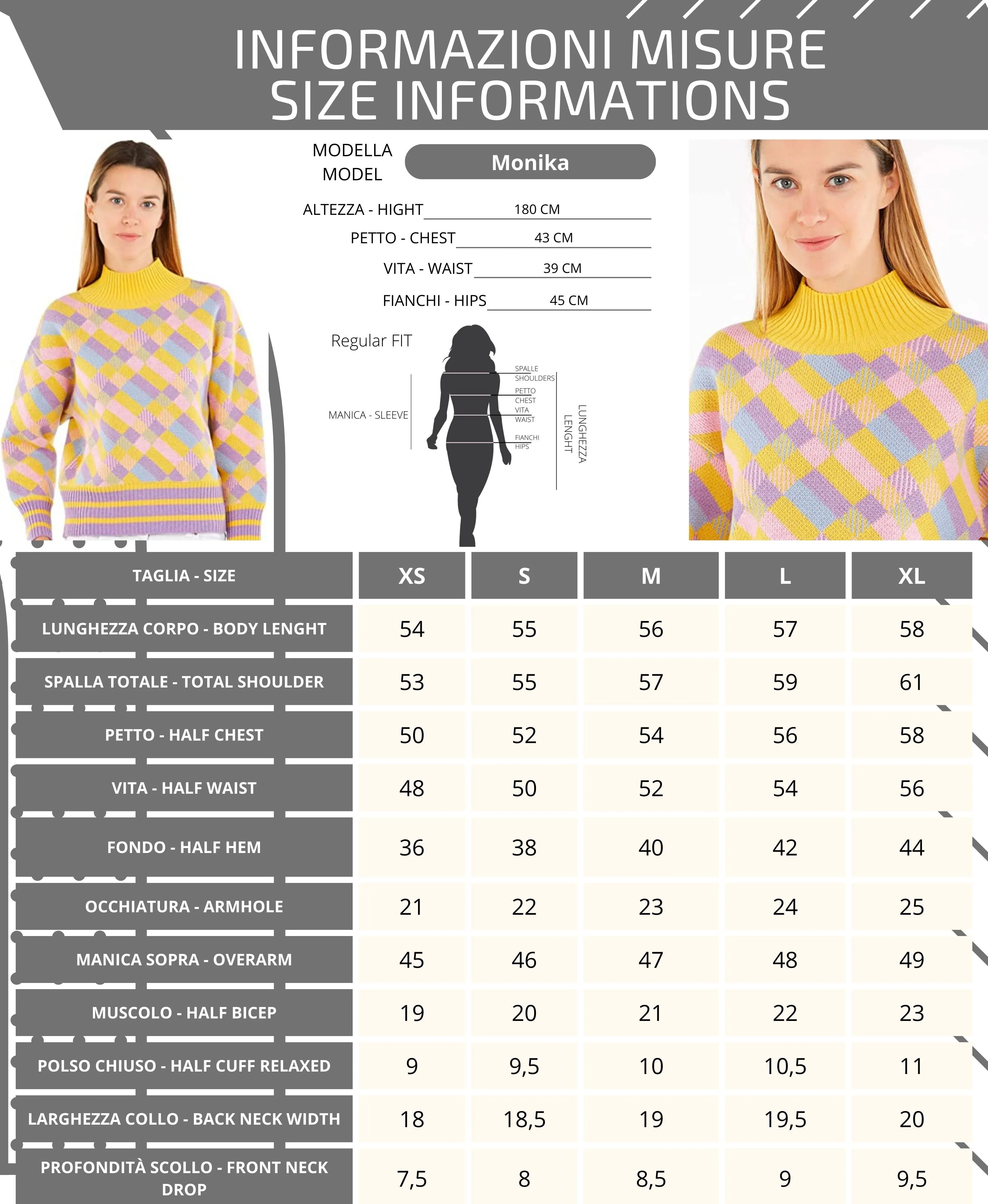 Maglione Pullover - Donna, Autunno/Inverno - 100% Lana RWS - 100% Made in Italy | Brunella Gori