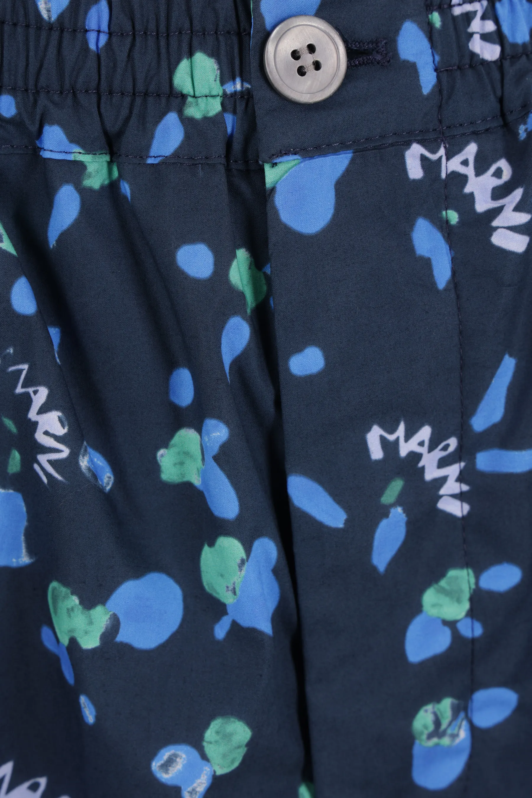MARNI pantalone corto in popeline Marni Dripping