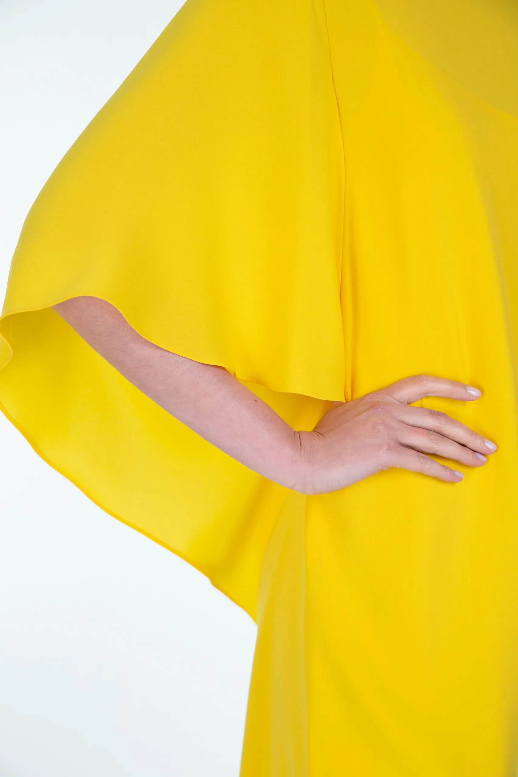 MAX MARA STUDIO  abito in cady con drappi OMBROSA